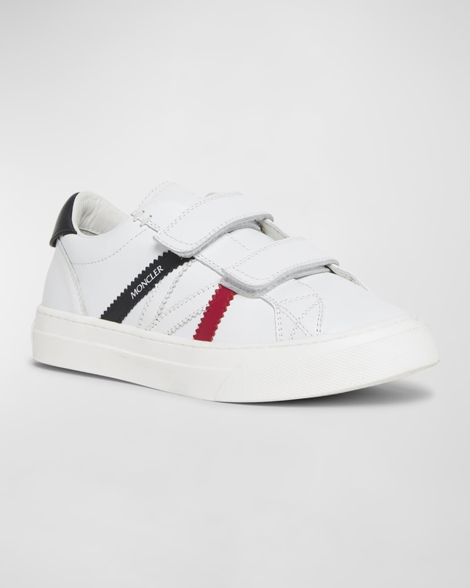 Kid's Monaco Low Top Leather Sneakers, Size Toddlers/Kids 1