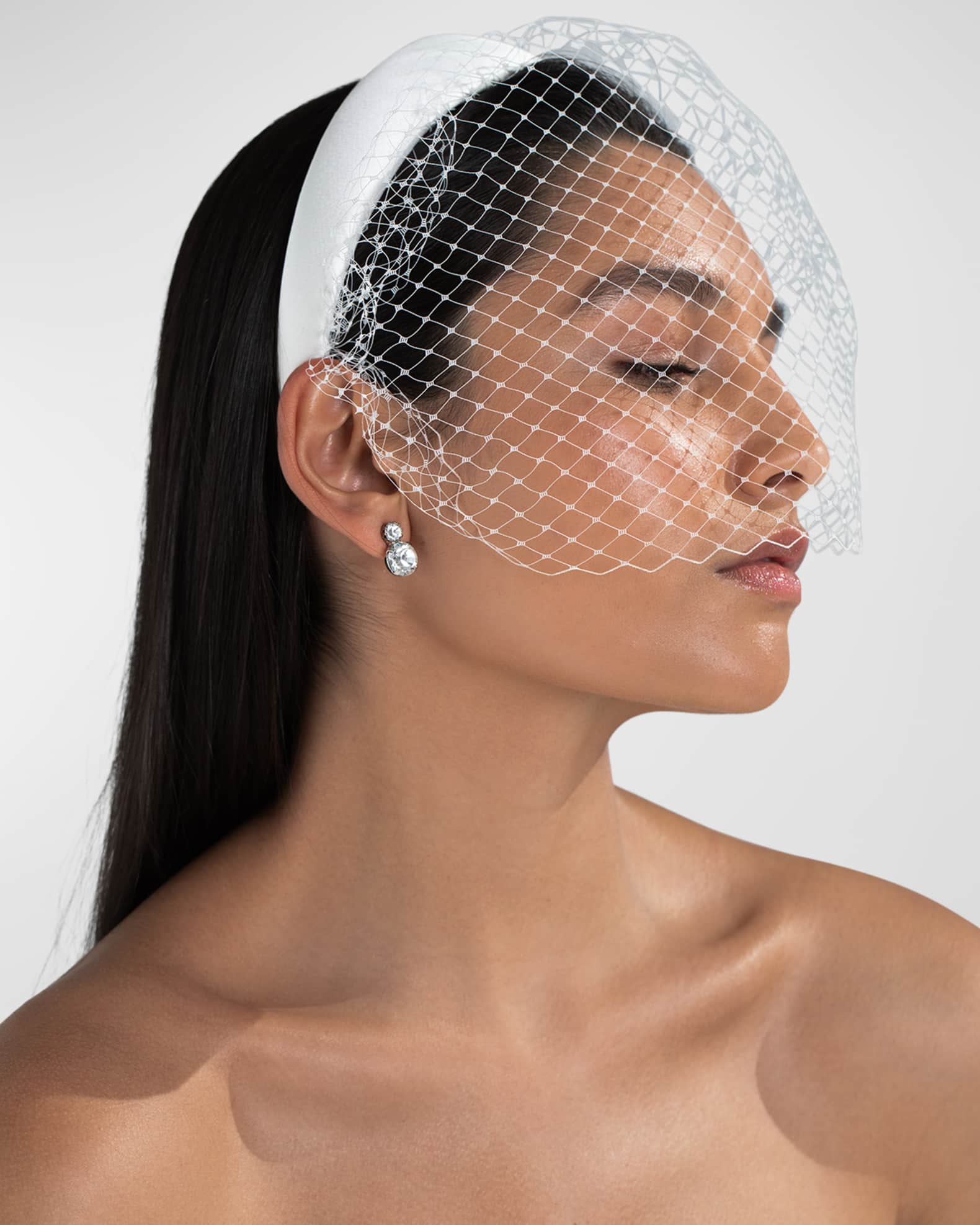 Kate Voilette Satin Headband  1