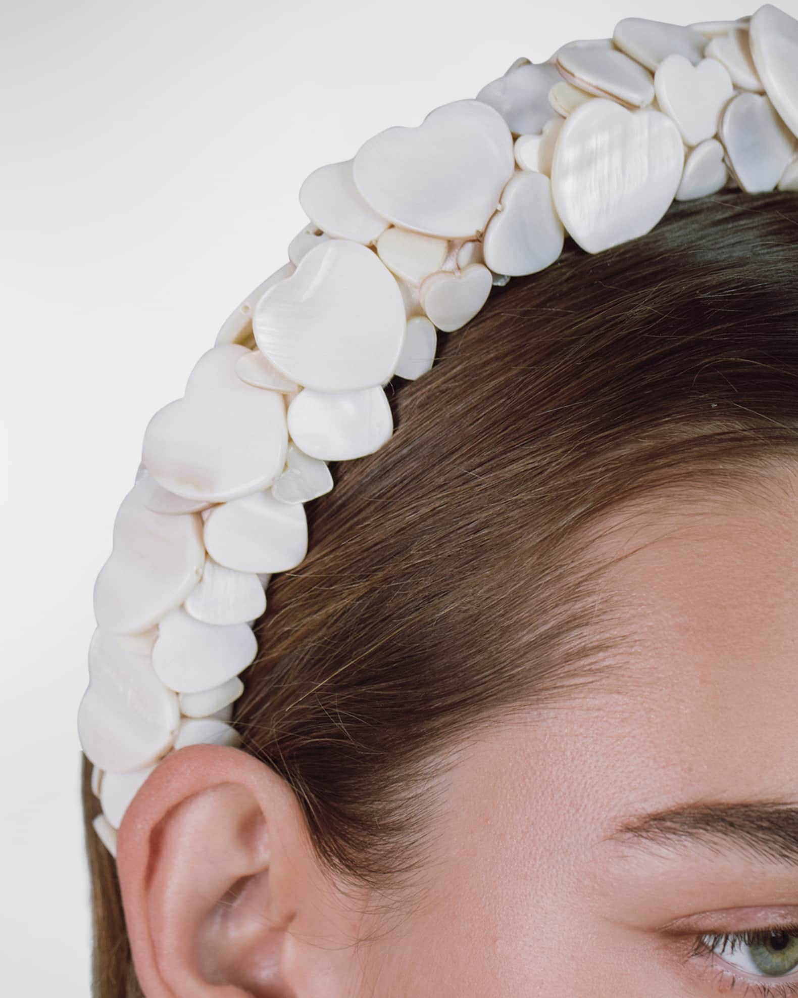 Aphrodite Pearly Heart Headband  1