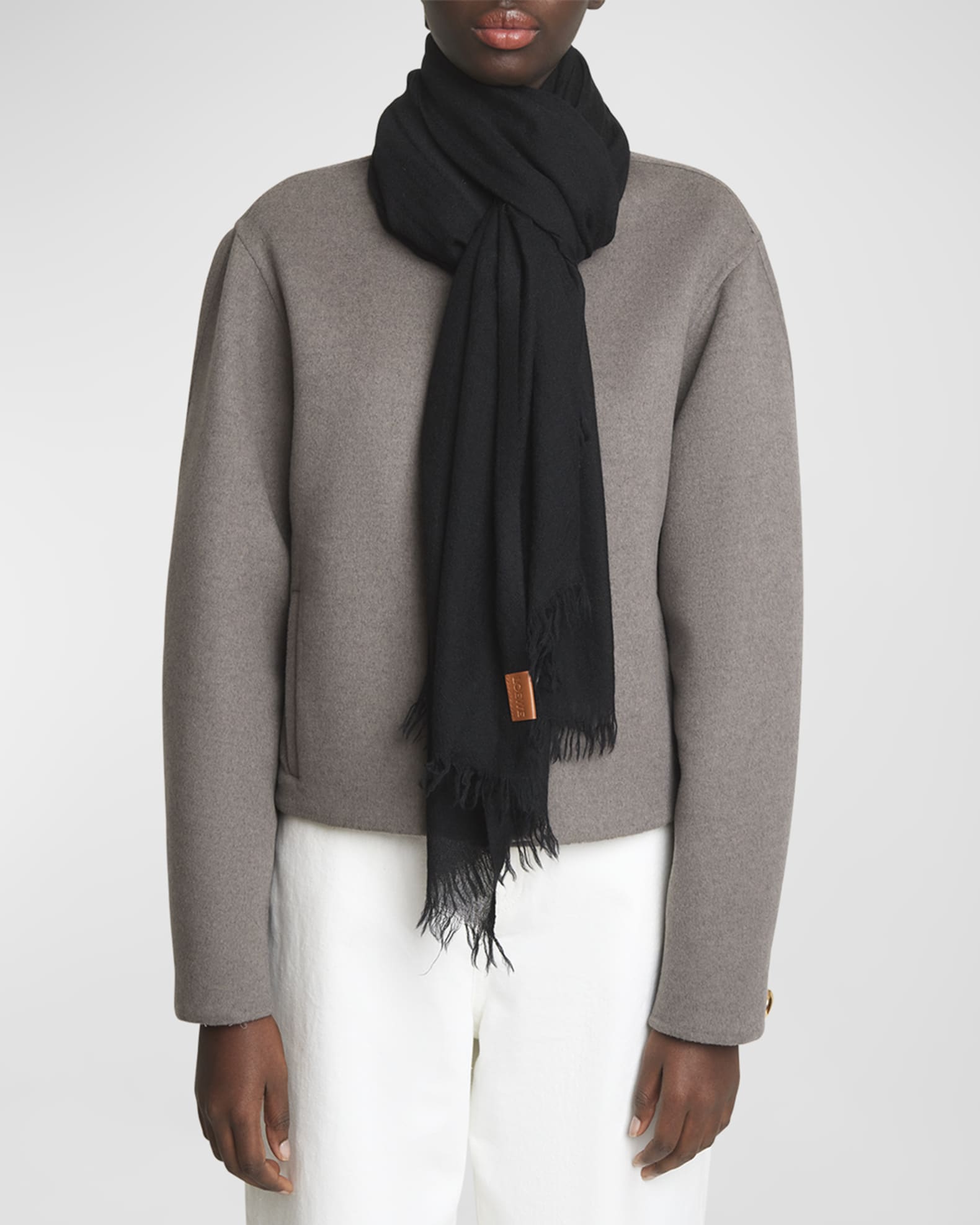 Lightweight Cashmere Scarf  1