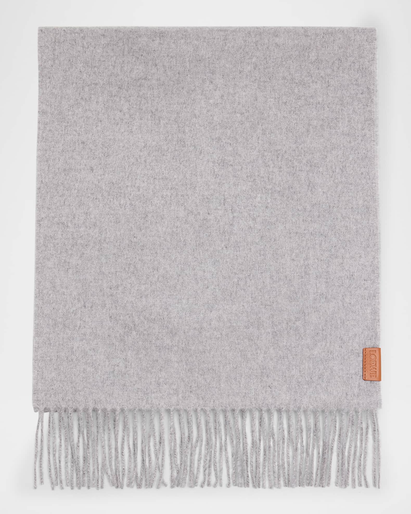Fringed Cashmere Scarf  0