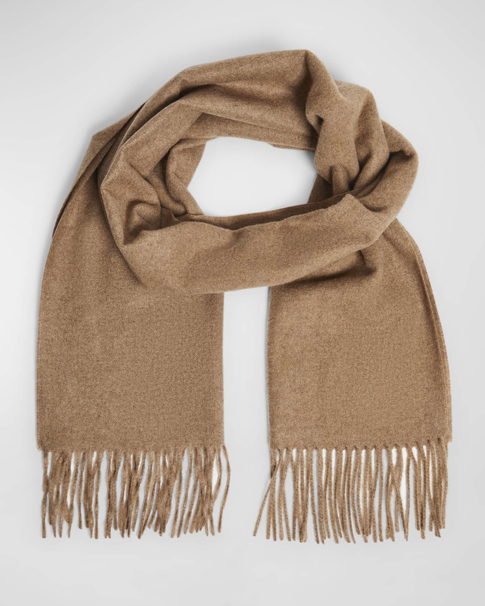 Fringed Cashmere Scarf  0