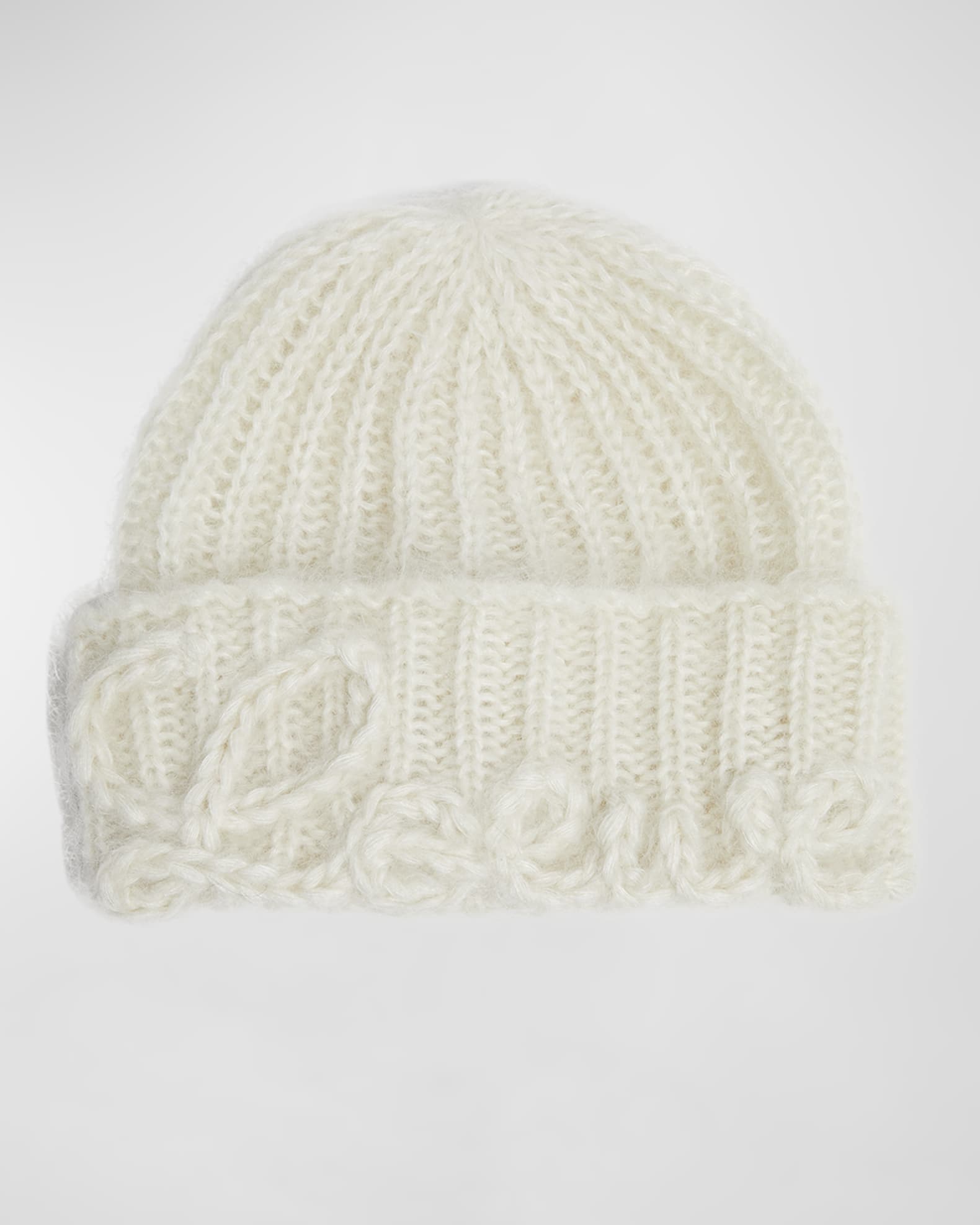 Loewe Logo Knit Mohair-Blend Beanie