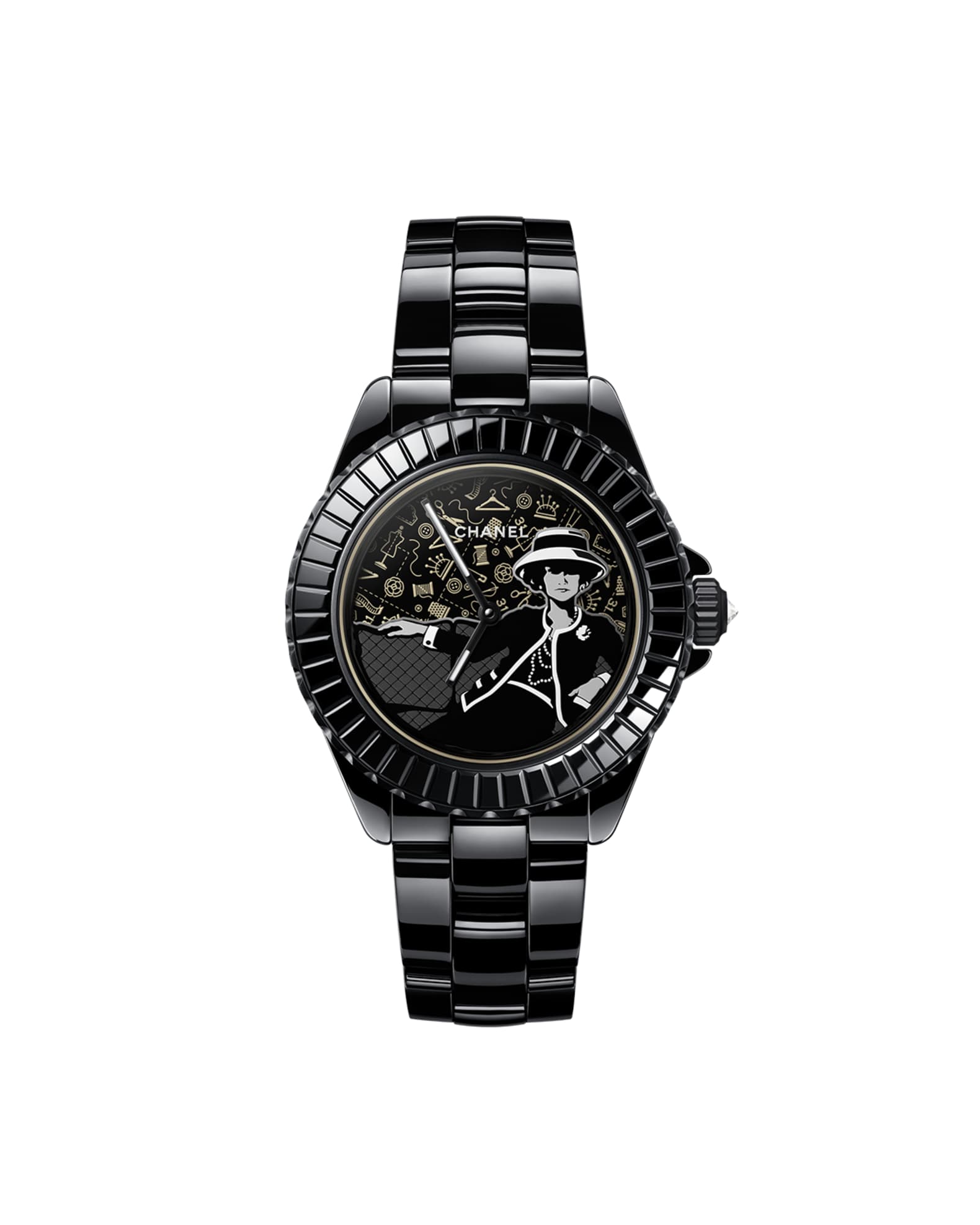 Mademoiselle J12 Couture Watch, 38mm 0