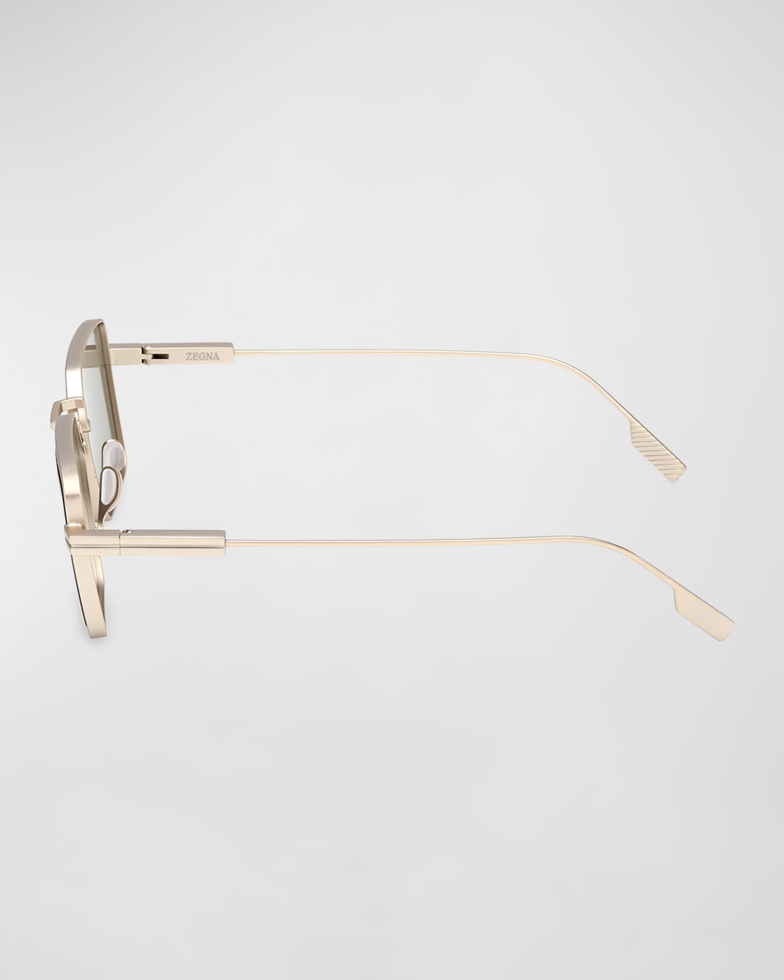 Men's EZ0243M Metal Rectangle Sunglasses