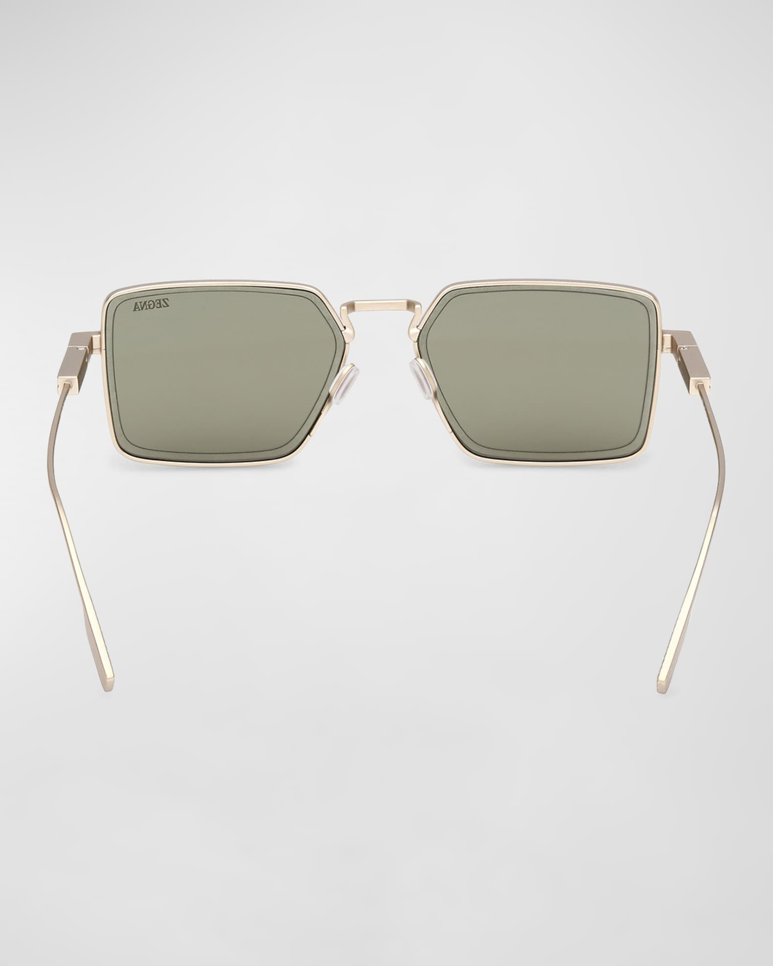 Men's EZ0243M Metal Rectangle Sunglasses