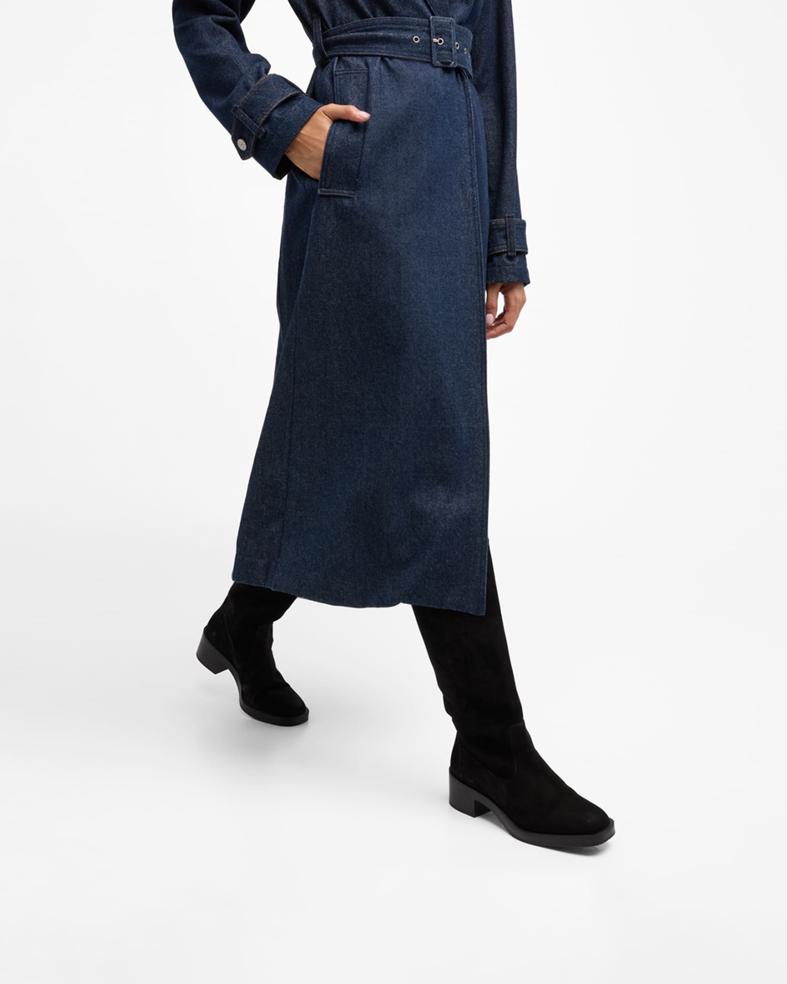 Kaia Suede Knee Boots 1
