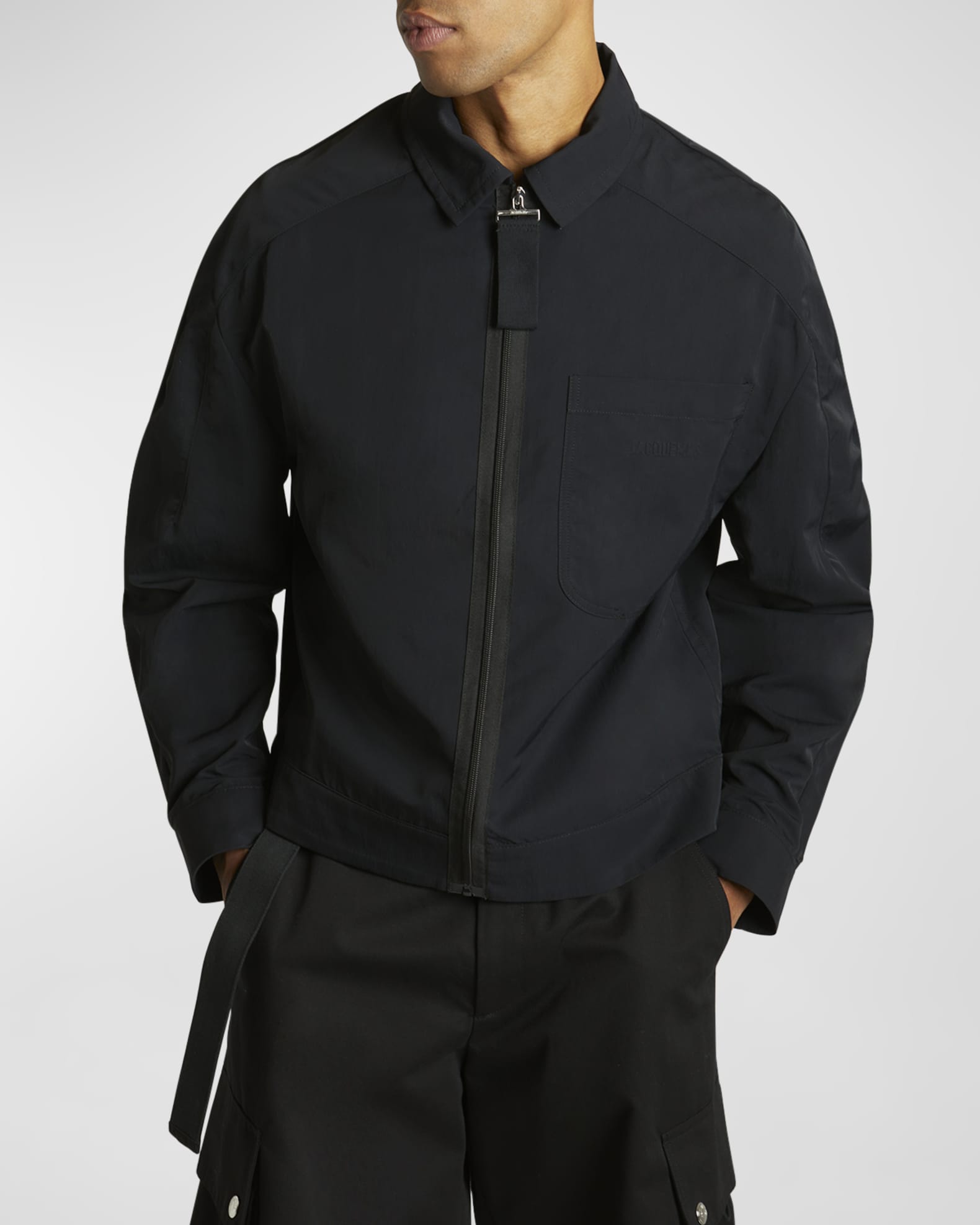 ジャケット Jacquemus Jackets Jacquemus Men's Linu Nylon Jacket | Neiman Marcus