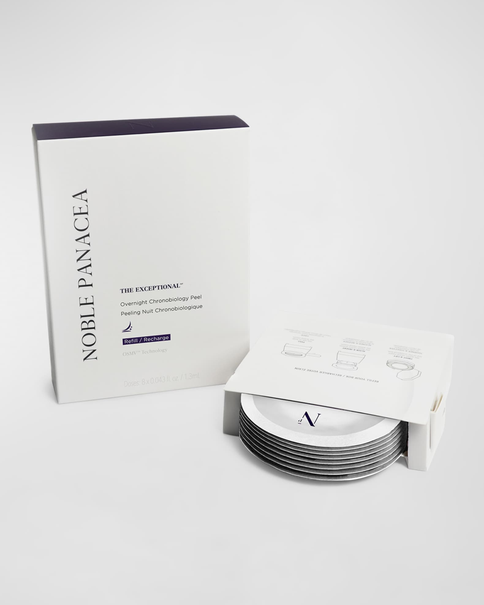 Noble Panacea The Exceptional Overnight Chronobiology Peel Refill, 8 Doses