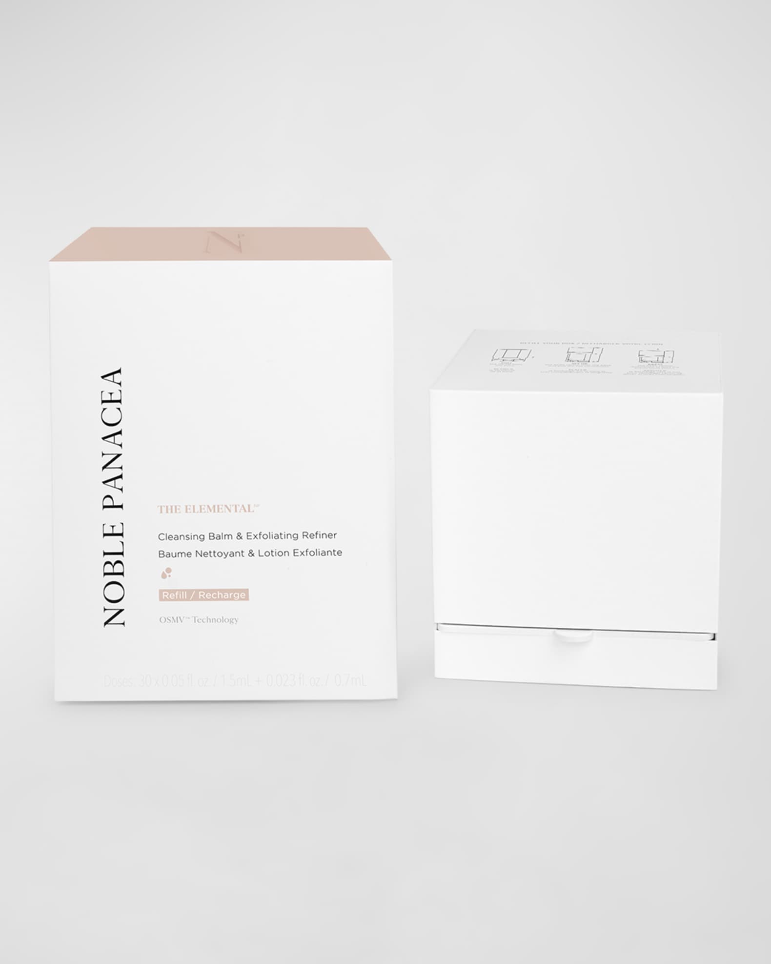Cleansing Balm & Exfoliating Refiner Refill, 30 Doses 0
