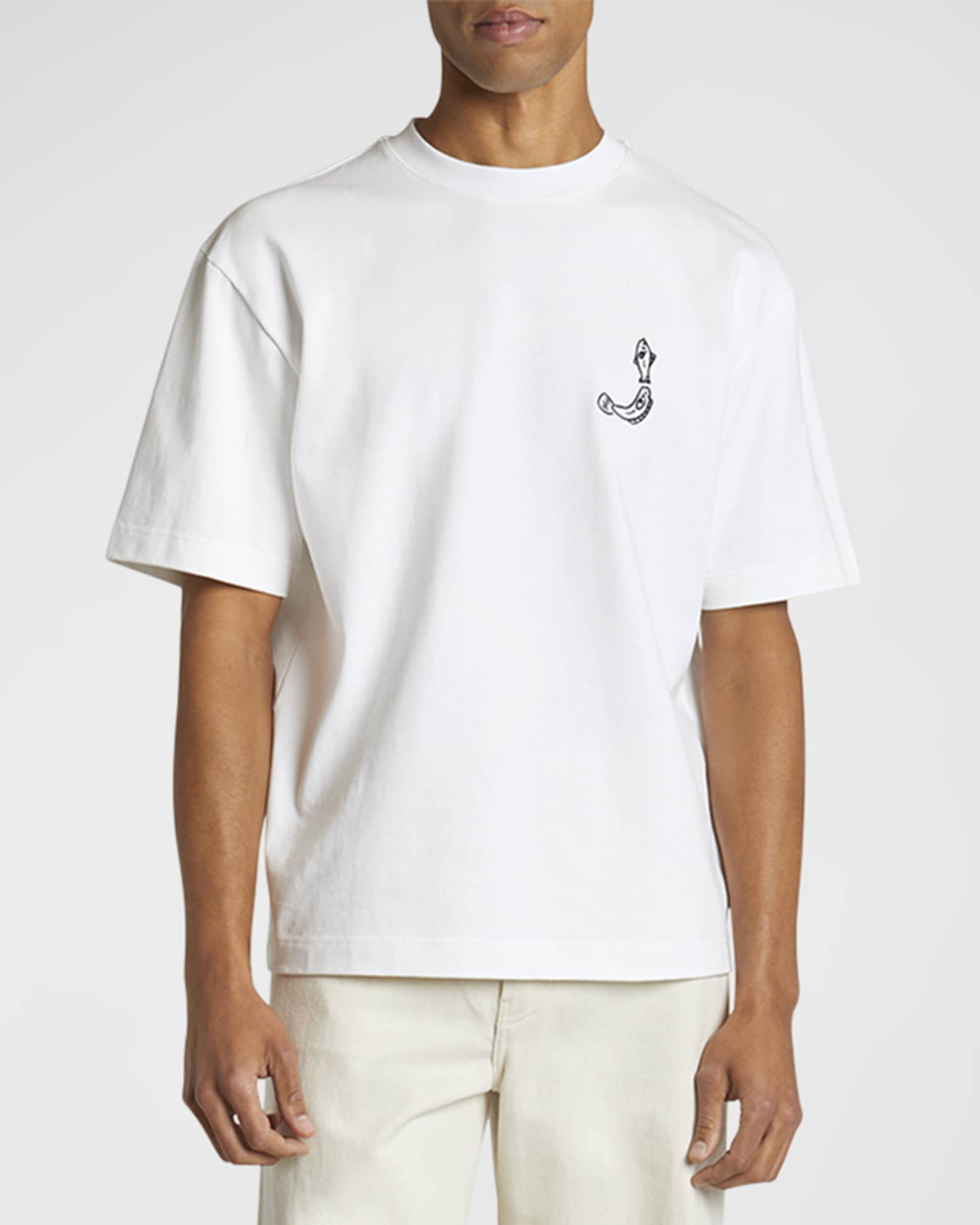 JACQUEMUS Men's LE Ane MC Shirt White main image 1