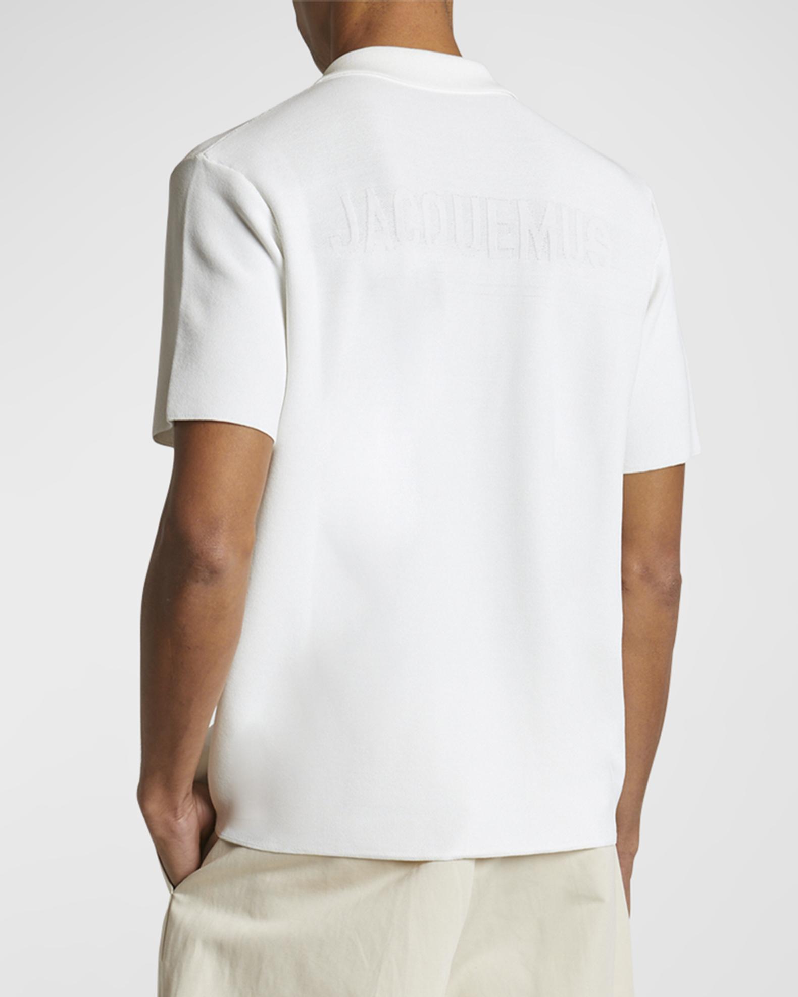 Jacquemus Men's Polo Shirt with Knit Logo | Neiman Marcus