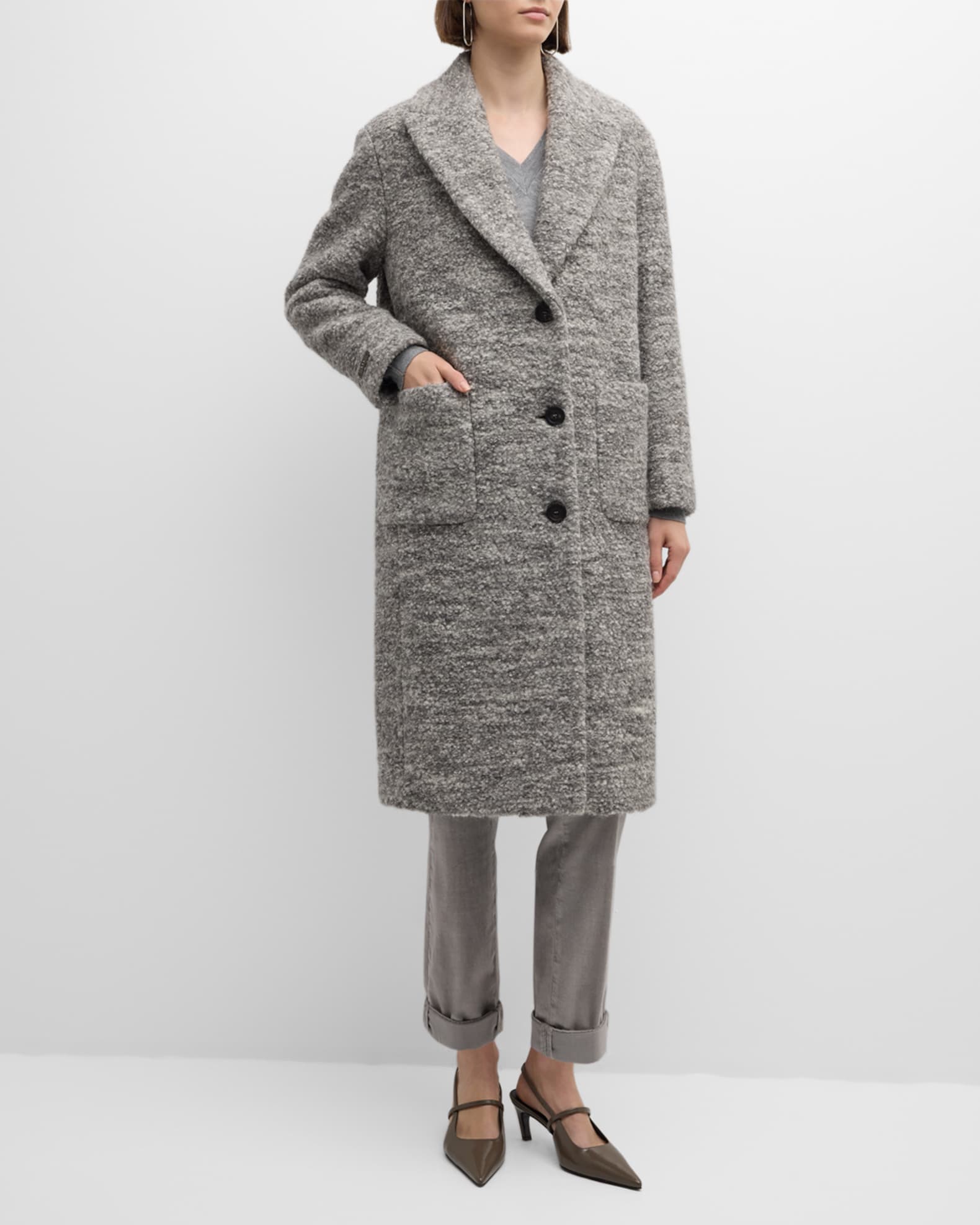 Neiman marcus wool coats top