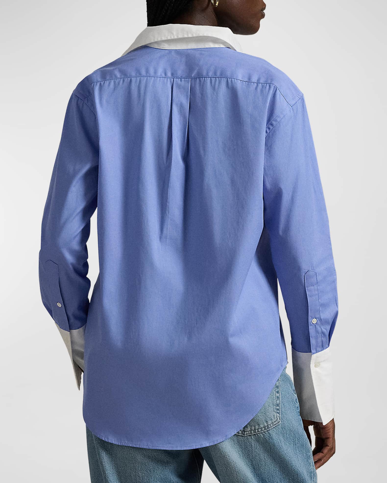 ★★POLO RALPH LAUREN★★ W Relaxed Fit Cotton Twill Shirt W Polo Ralph Lauren Relaxed-Fit Cotton Shirt | Neiman Marcus