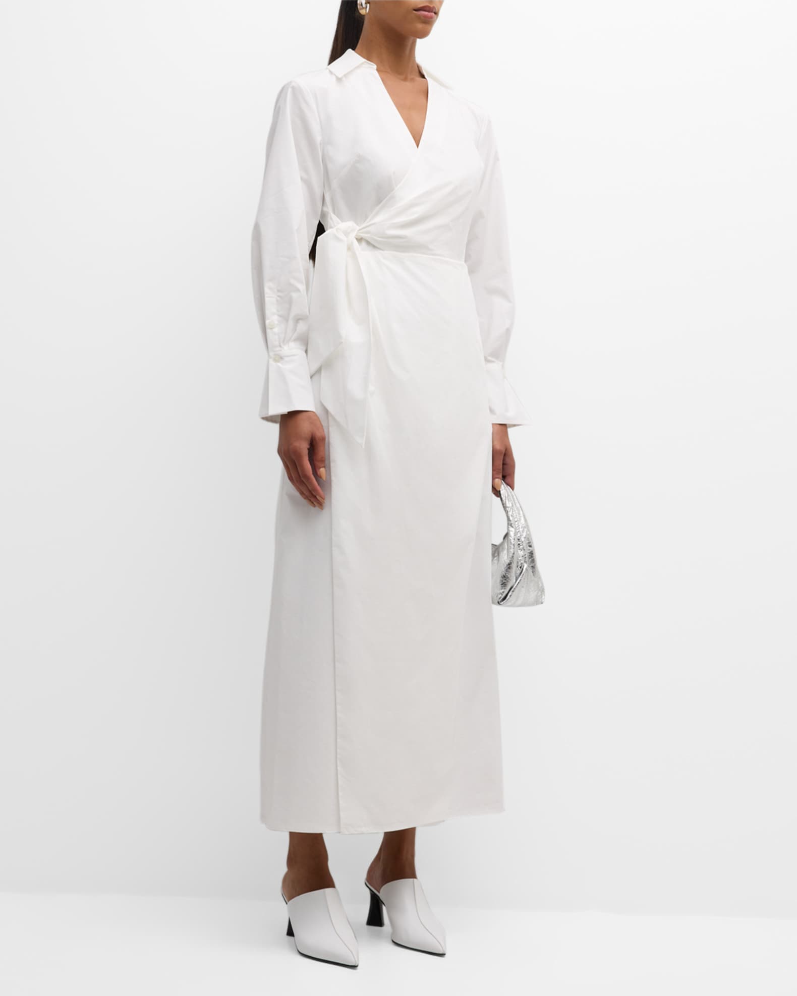 Neiman marcus wrap dress cheap
