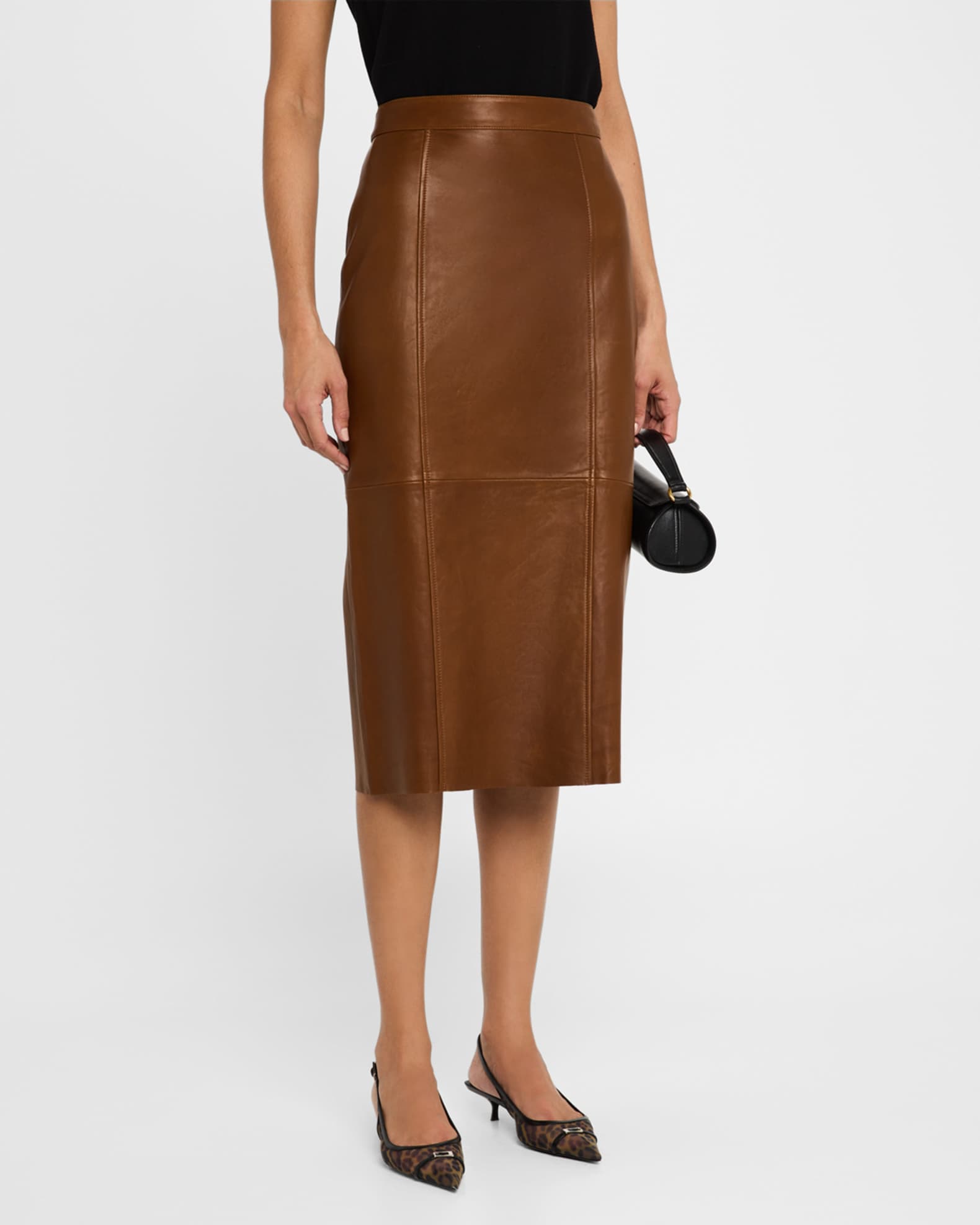 Ralph lauren leather skirt shop