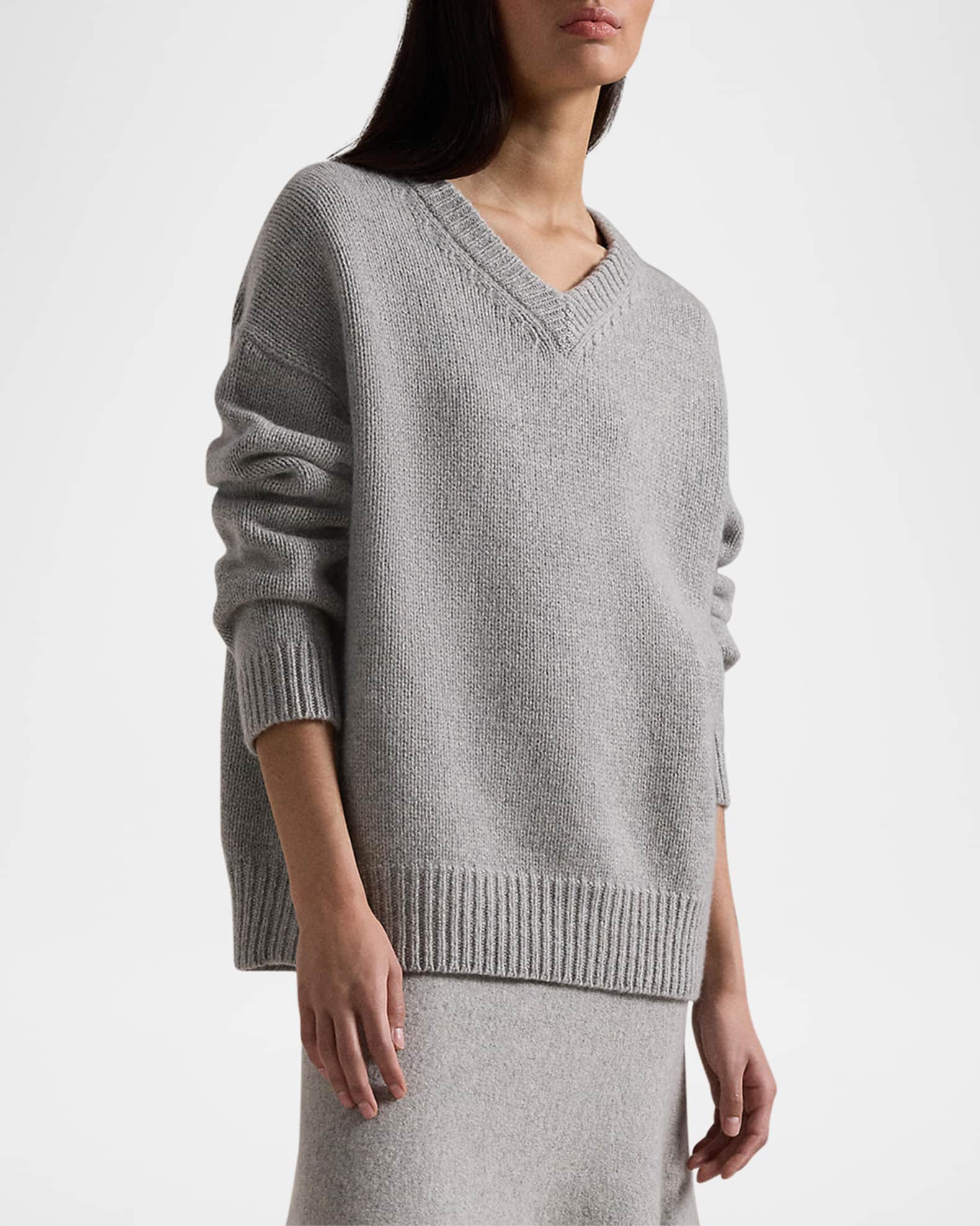 Ralph lauren cashmere v neck sweater store