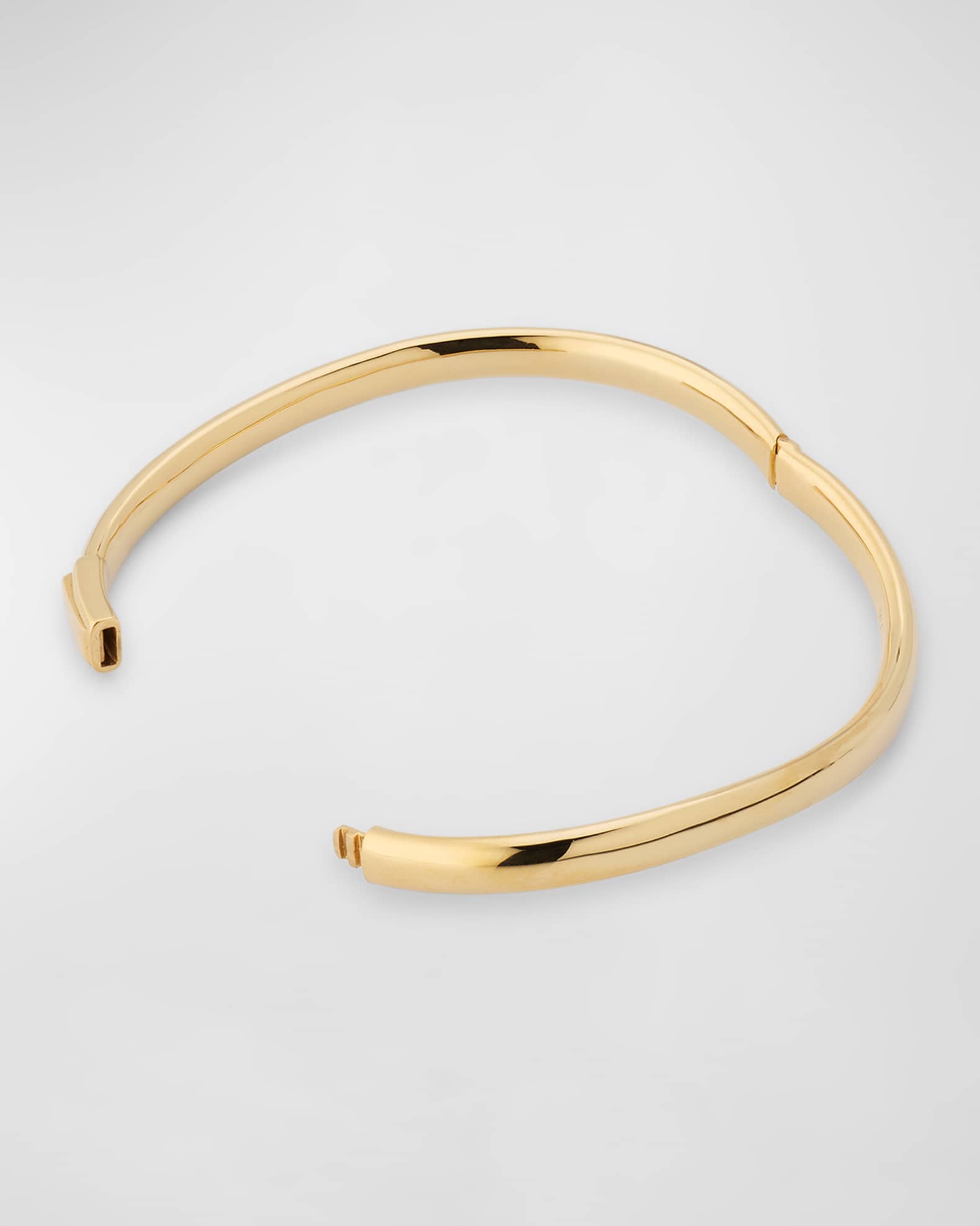 Walters Faith Julian 18K Yellow Gold Curved Bangle Bracelet