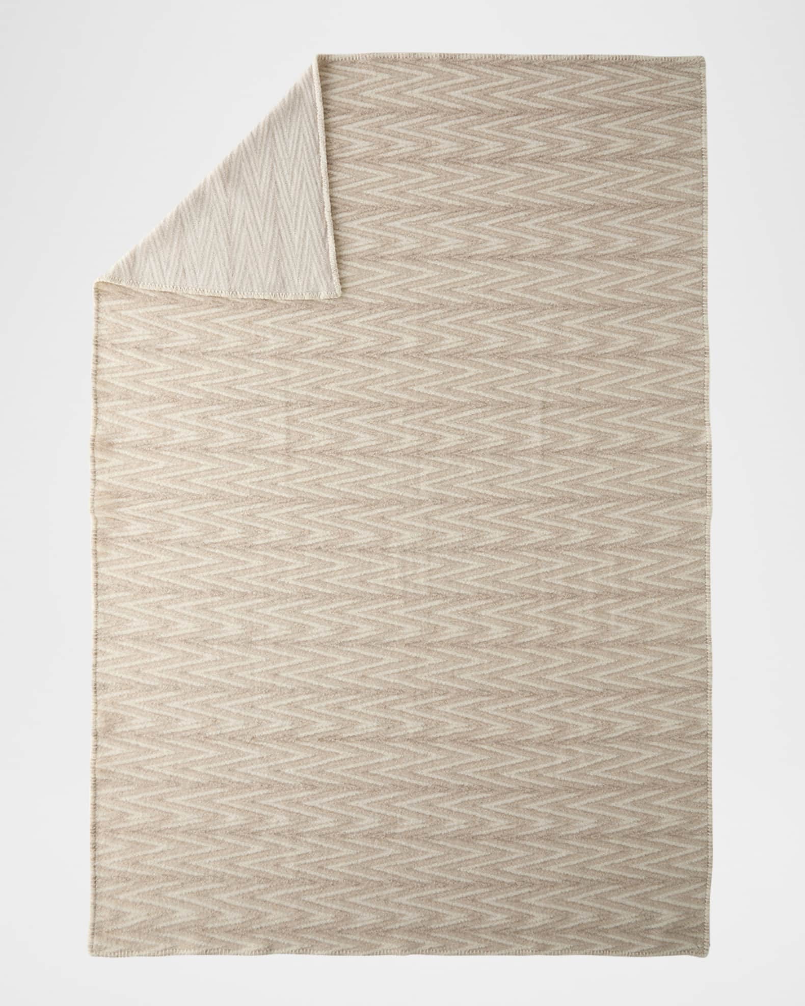 Beaver Wool-Blend Throw, 55" x 75" 1