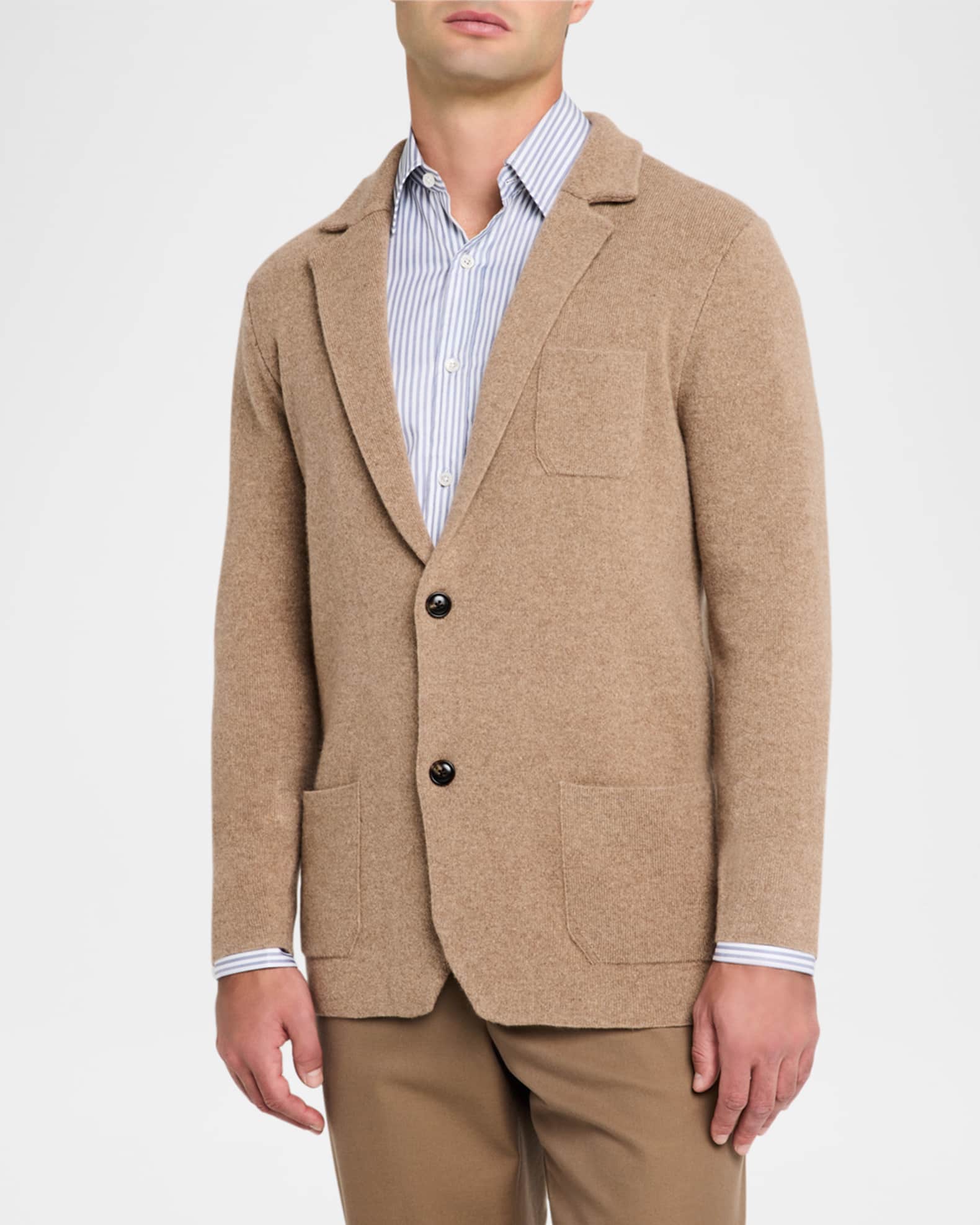 Cashmere sweater blazer sales