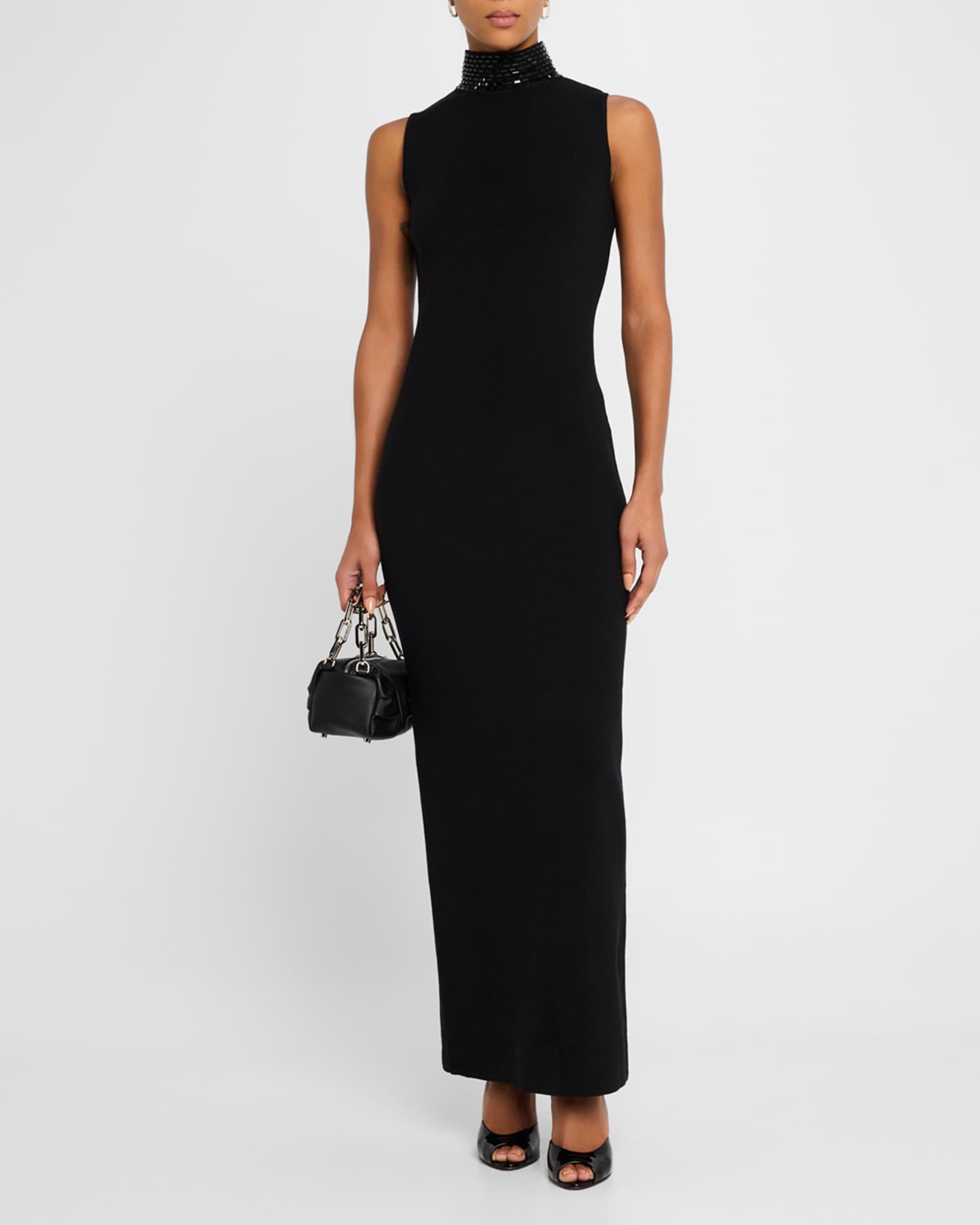 Envy Mock-Neck Maxi Dress 1