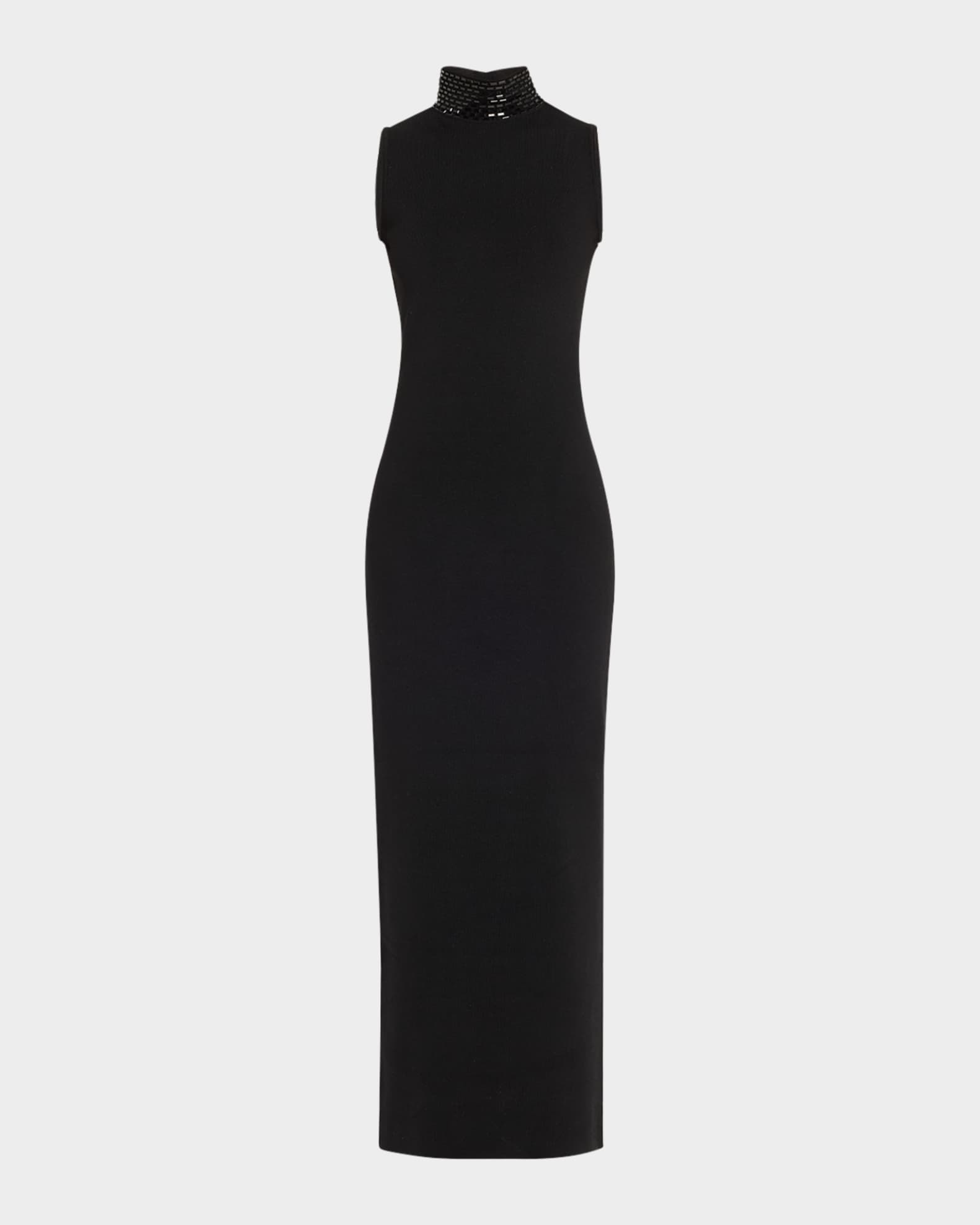 Envy Mock-Neck Maxi Dress 0