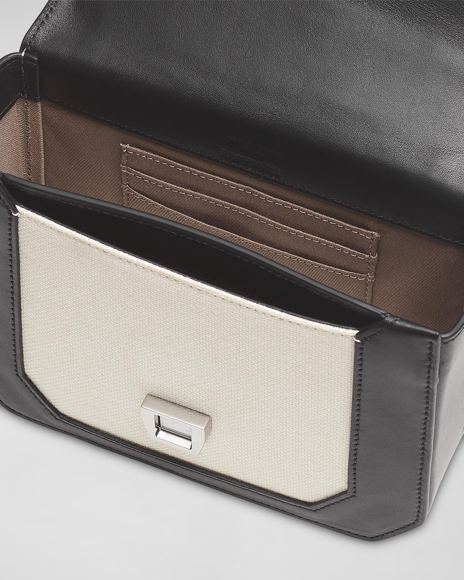 Myra Bag Nifty Small & Cross Body Bag Upcycled Canvas & Leather S-2600: Handbags