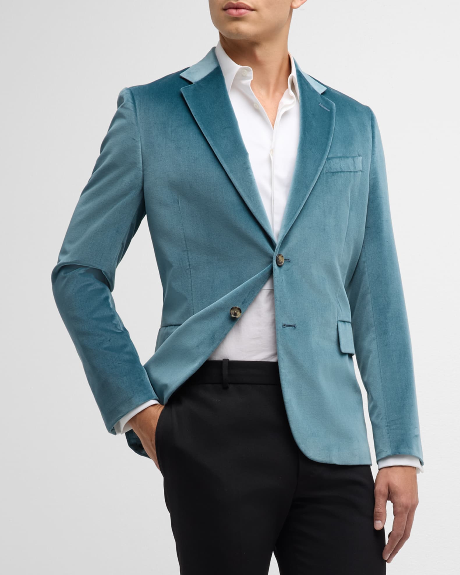 Paul smith velvet blazer top
