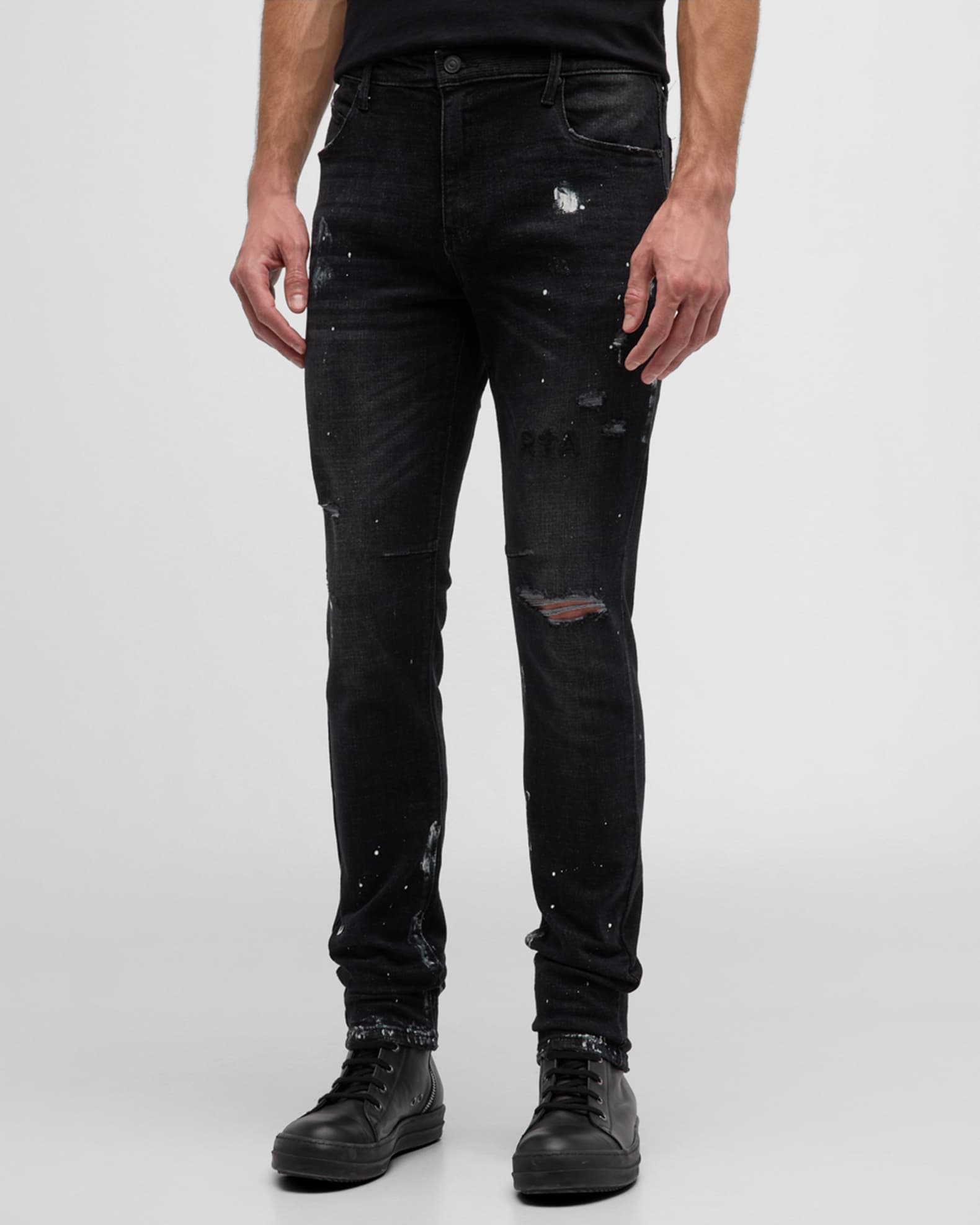 Men's Clayton Distressed Skinny Jeans 1