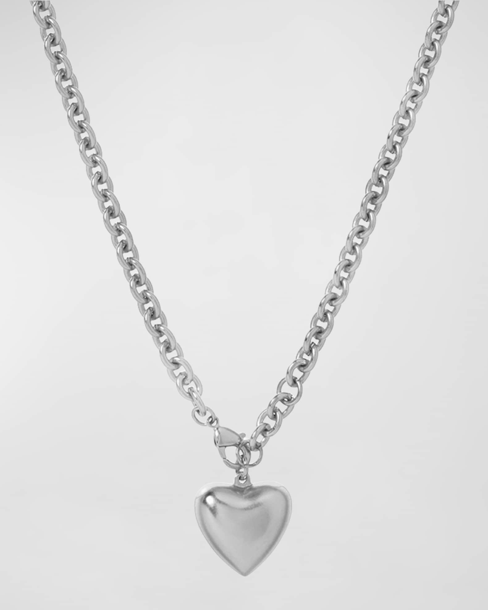 Roxanne Assoulin Puffy Hearts Mini Pendant Necklace | Neiman