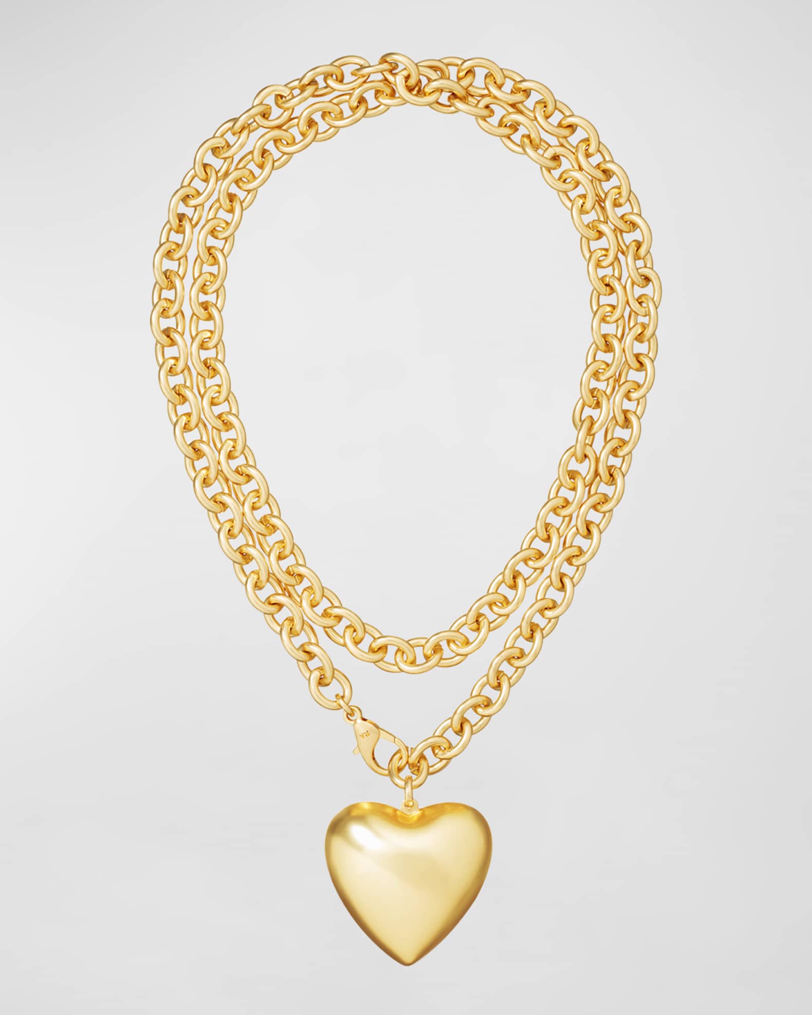 Heart and Soul Long Pendant Necklace 0