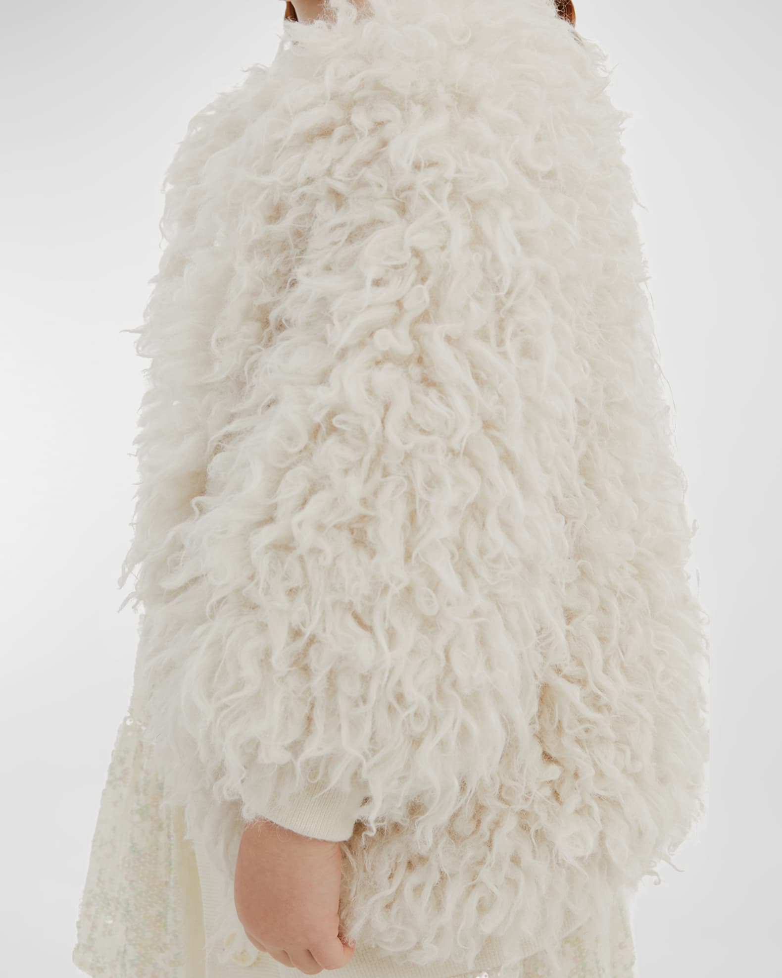 Girl s Jessie Fluffy Cardigan Size 4 14