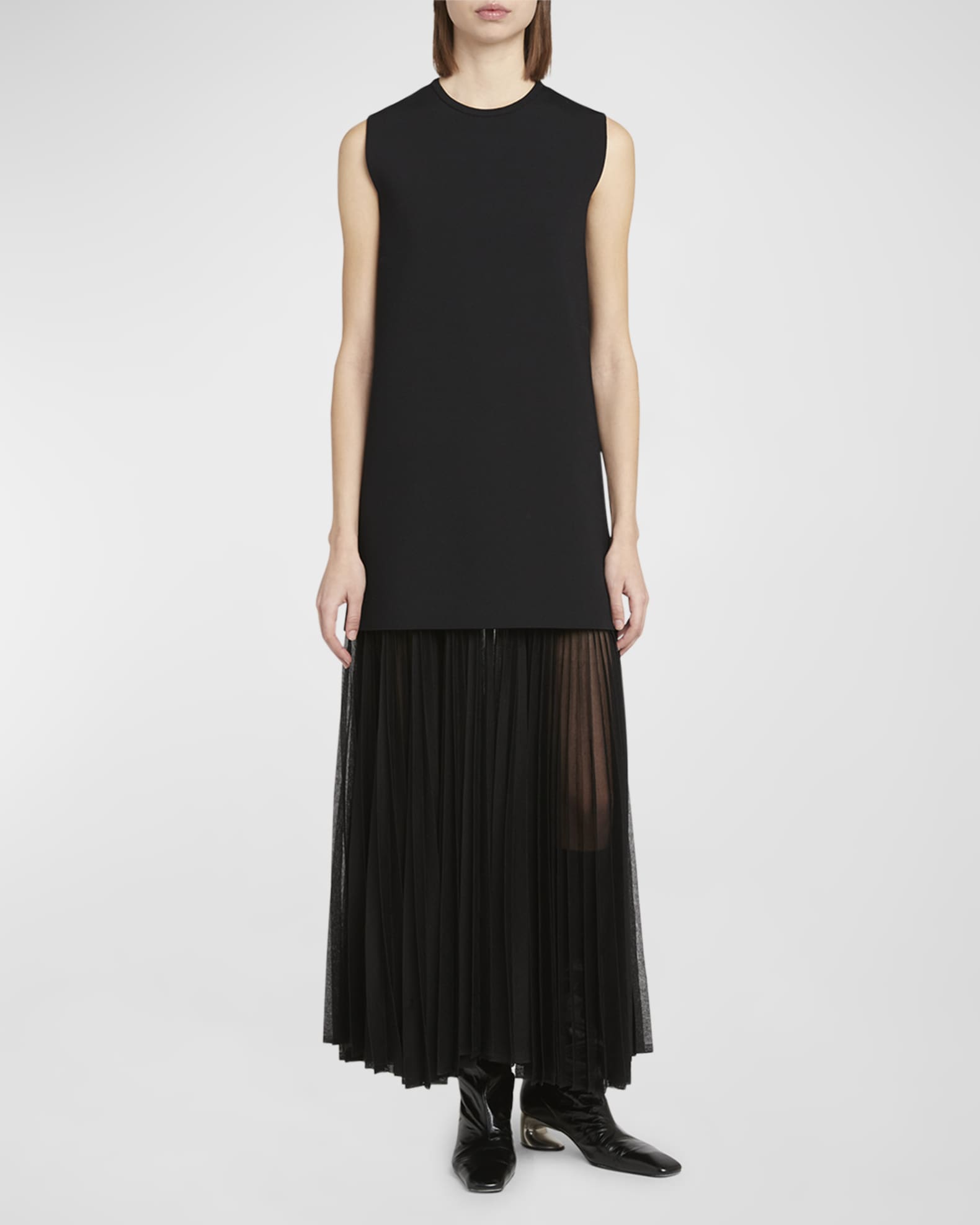 Jil sander pleated dress 2025