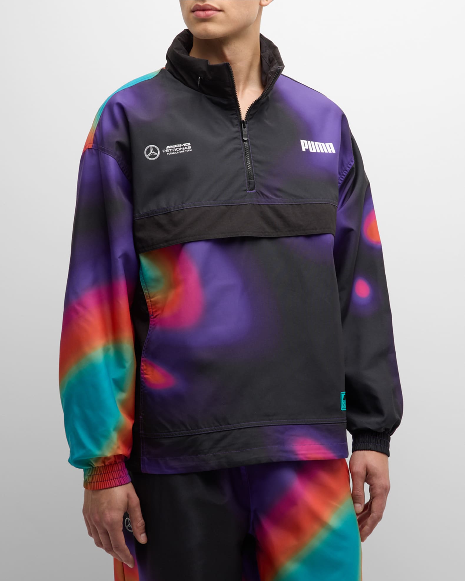 Puma Men s Mercedes AMG Petronas F1 Team x Mad Dog Jones Statement Jacket Multi Medium