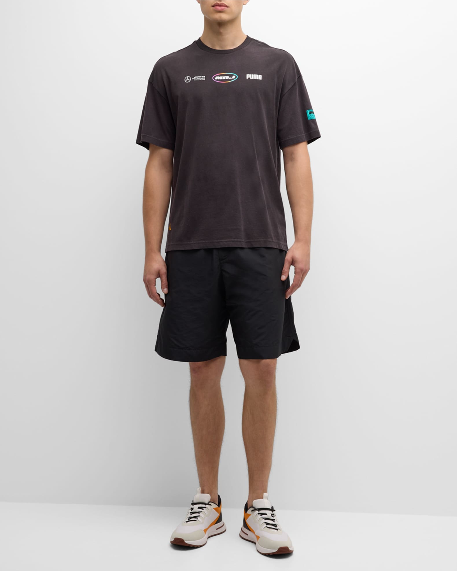 Men s Mercedes AMG Petronas F1 x Mad Dog Jones T Shirt