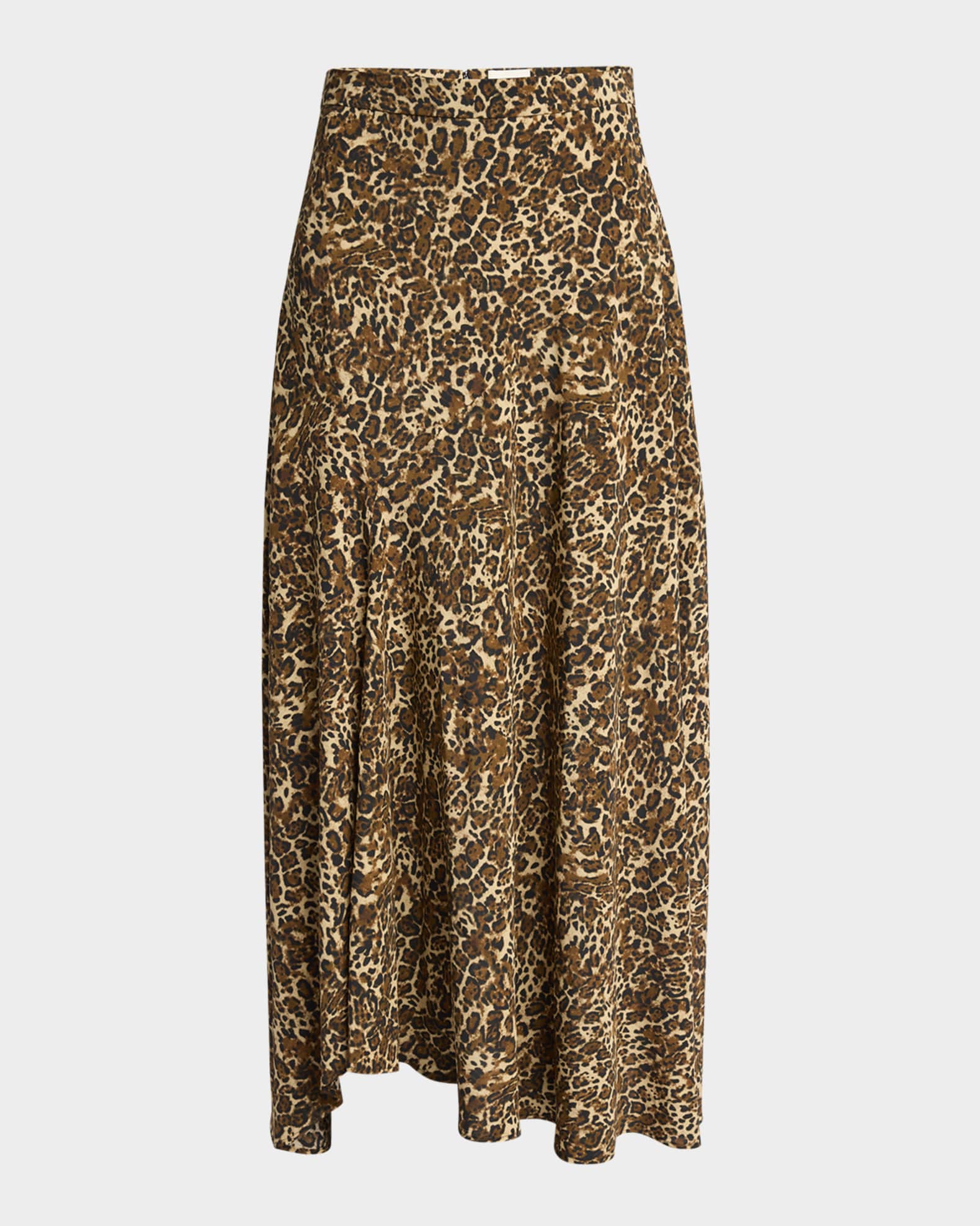 Cheetah midi shop skirt nordstrom