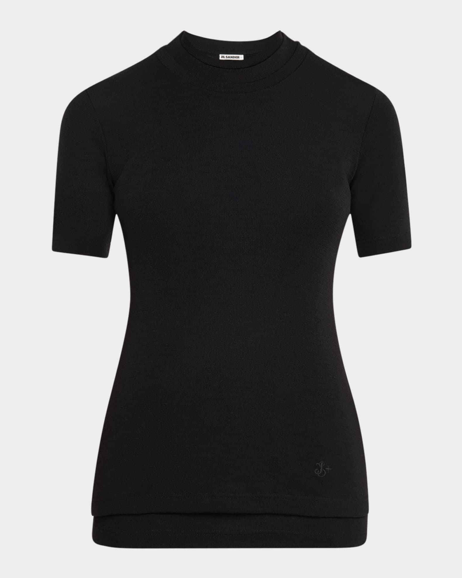 Jil Sander Short-Sleeve Layered T-Shirt | Neiman Marcus