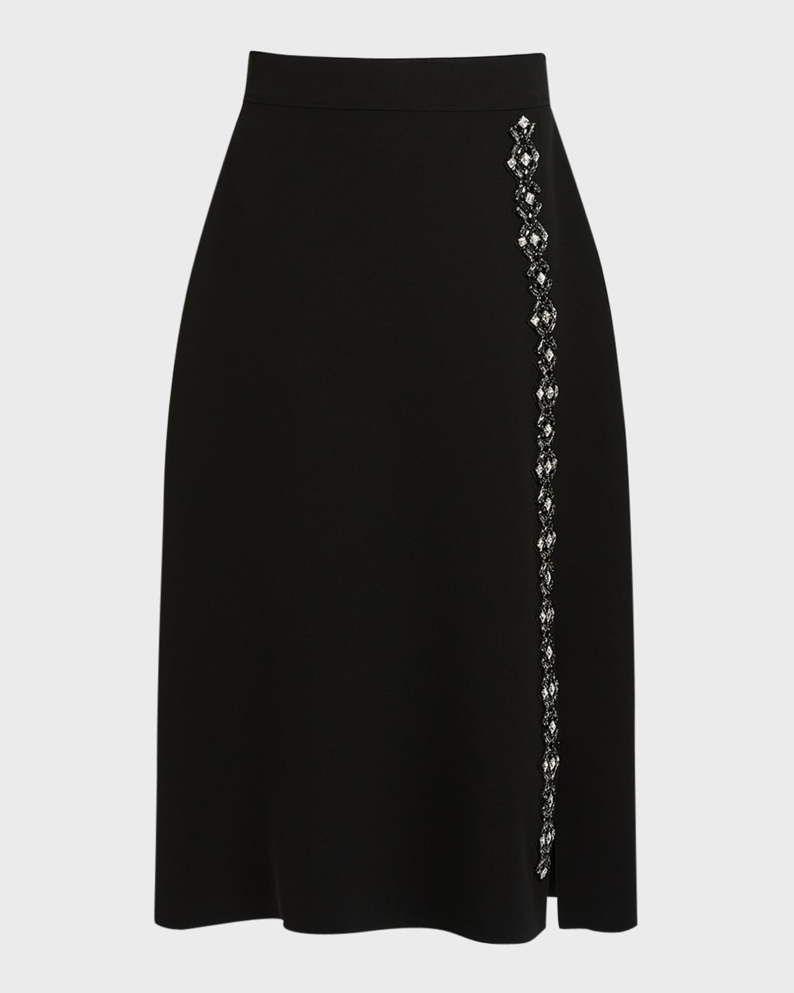 Marina Rinaldi Plus Size Ubaldo Crystal-Embellished Midi Skirt