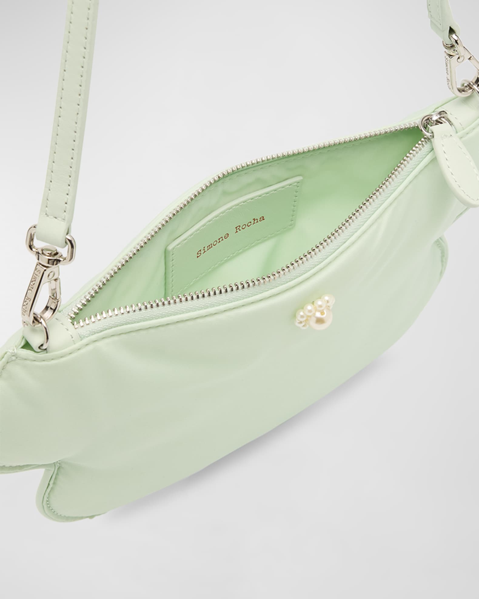 Simone Rocha Daisy Zip Shoulder Bag | Neiman Marcus