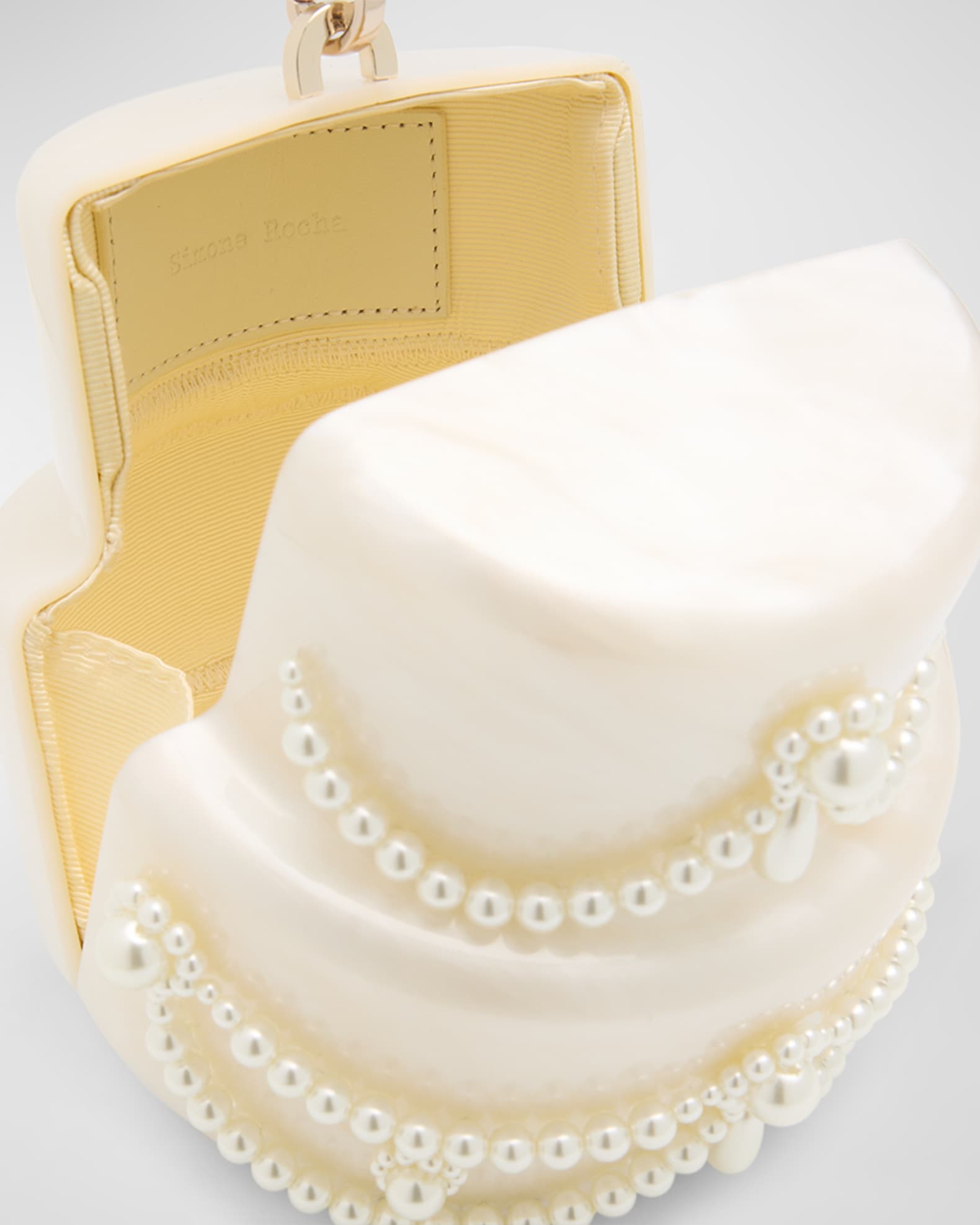 Simone Rocha Pearly Beaded Cake Crossbody Bag Neiman Marcus