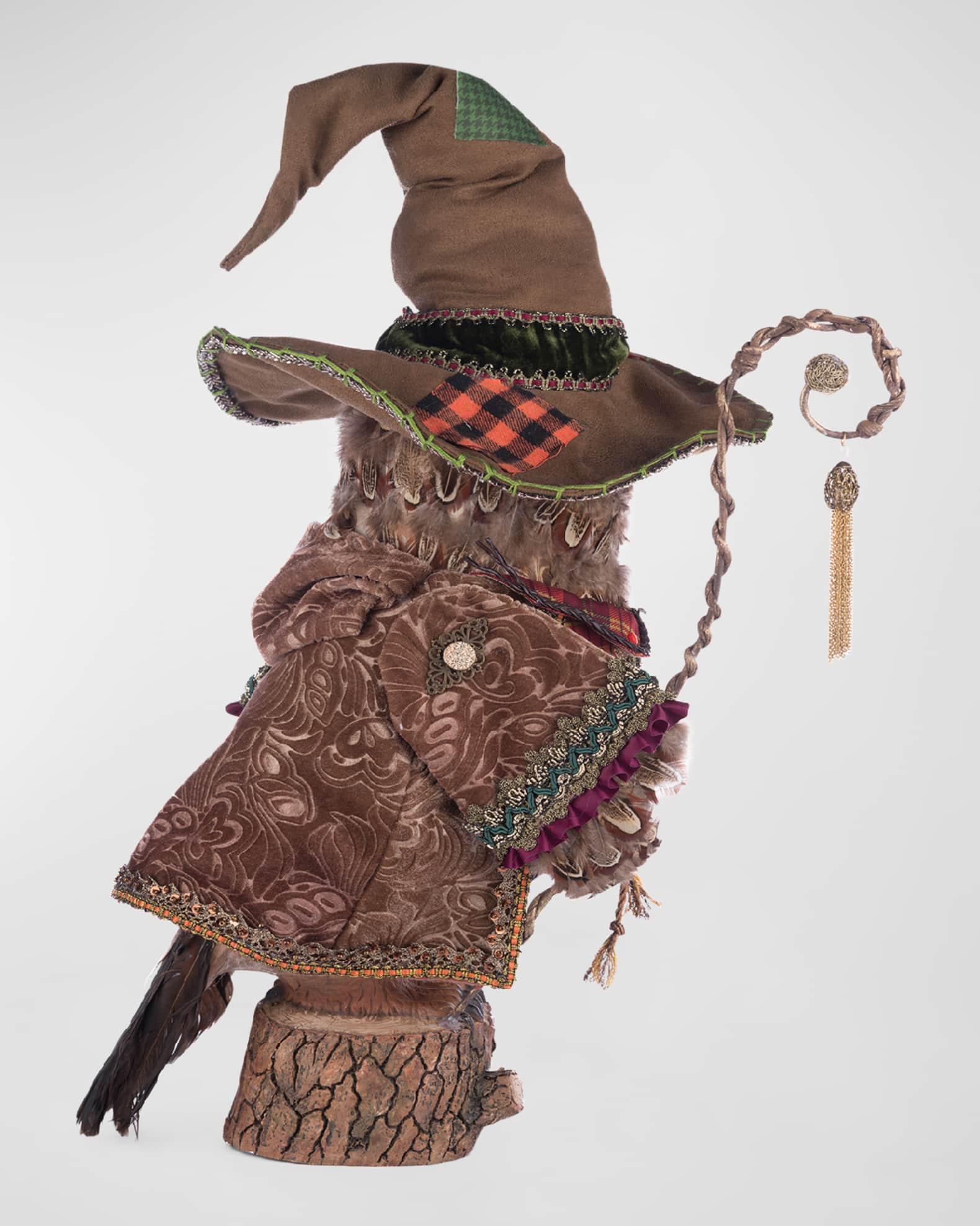 Octavius the Owl Warlock Halloween Figurine, 20" 1