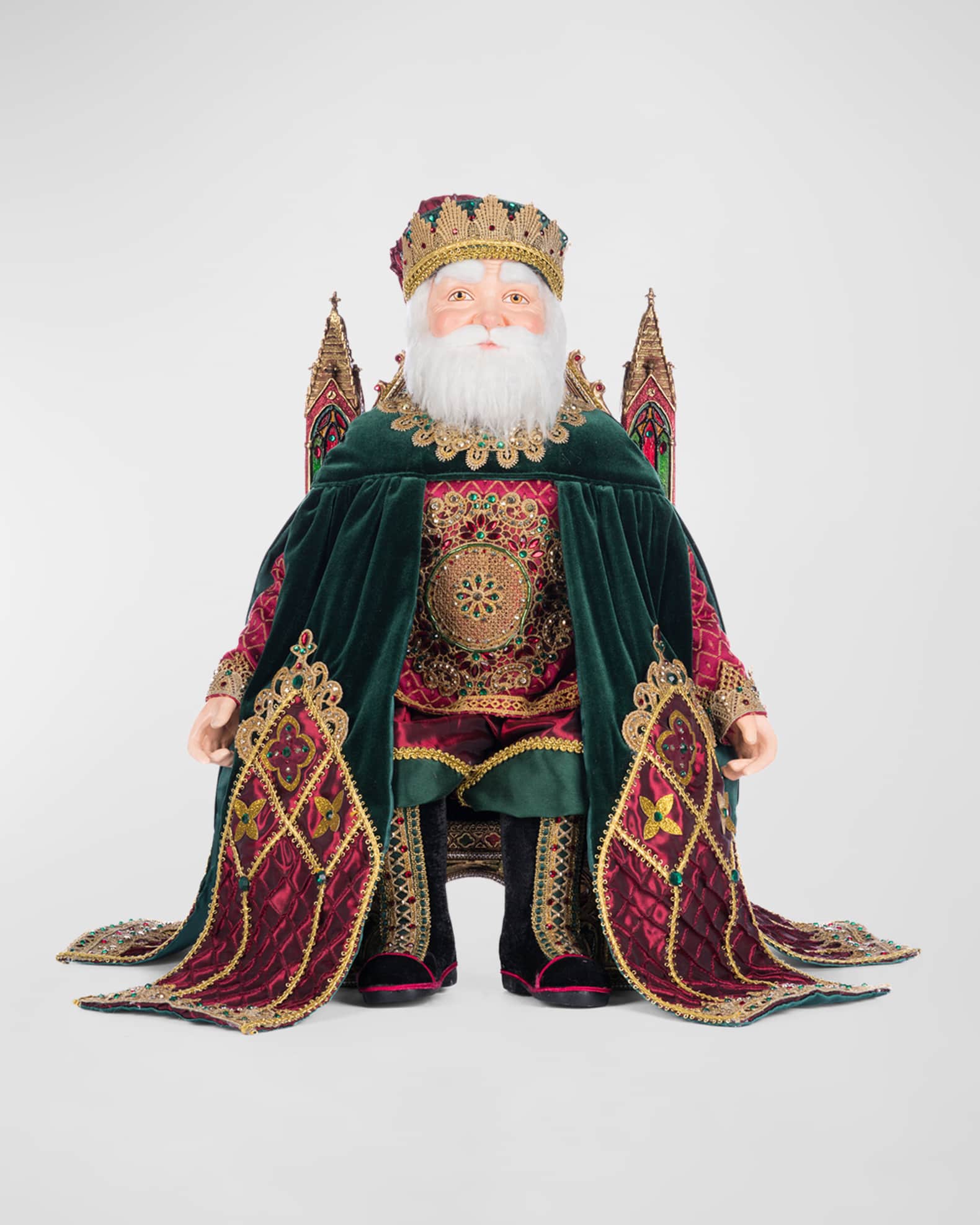 Katherine's Collection Christmas Castle Santa Chair, 21" Neiman Marcus