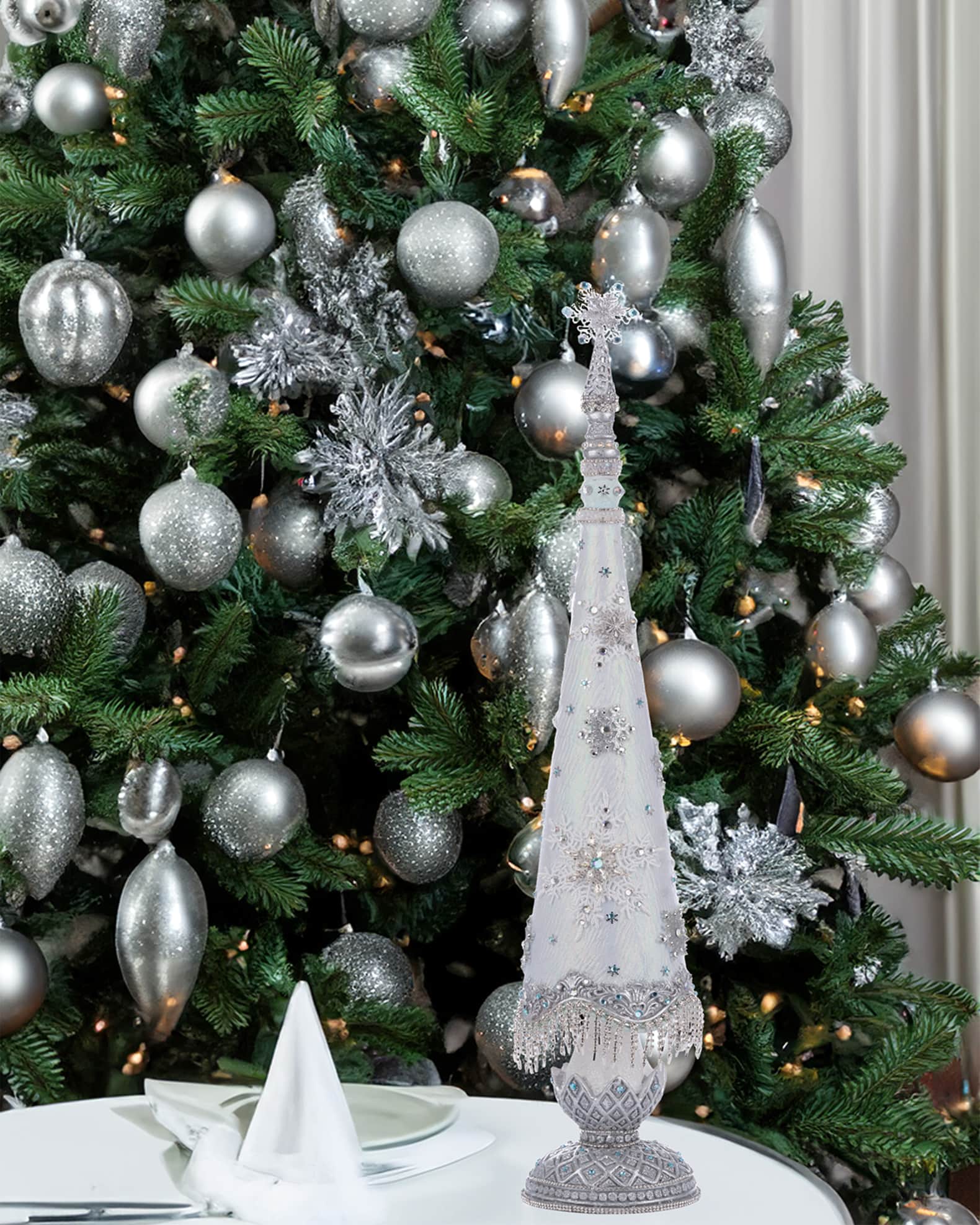 Katherine's Collection Crystal Christmas Tabletop Tree Neiman Marcus