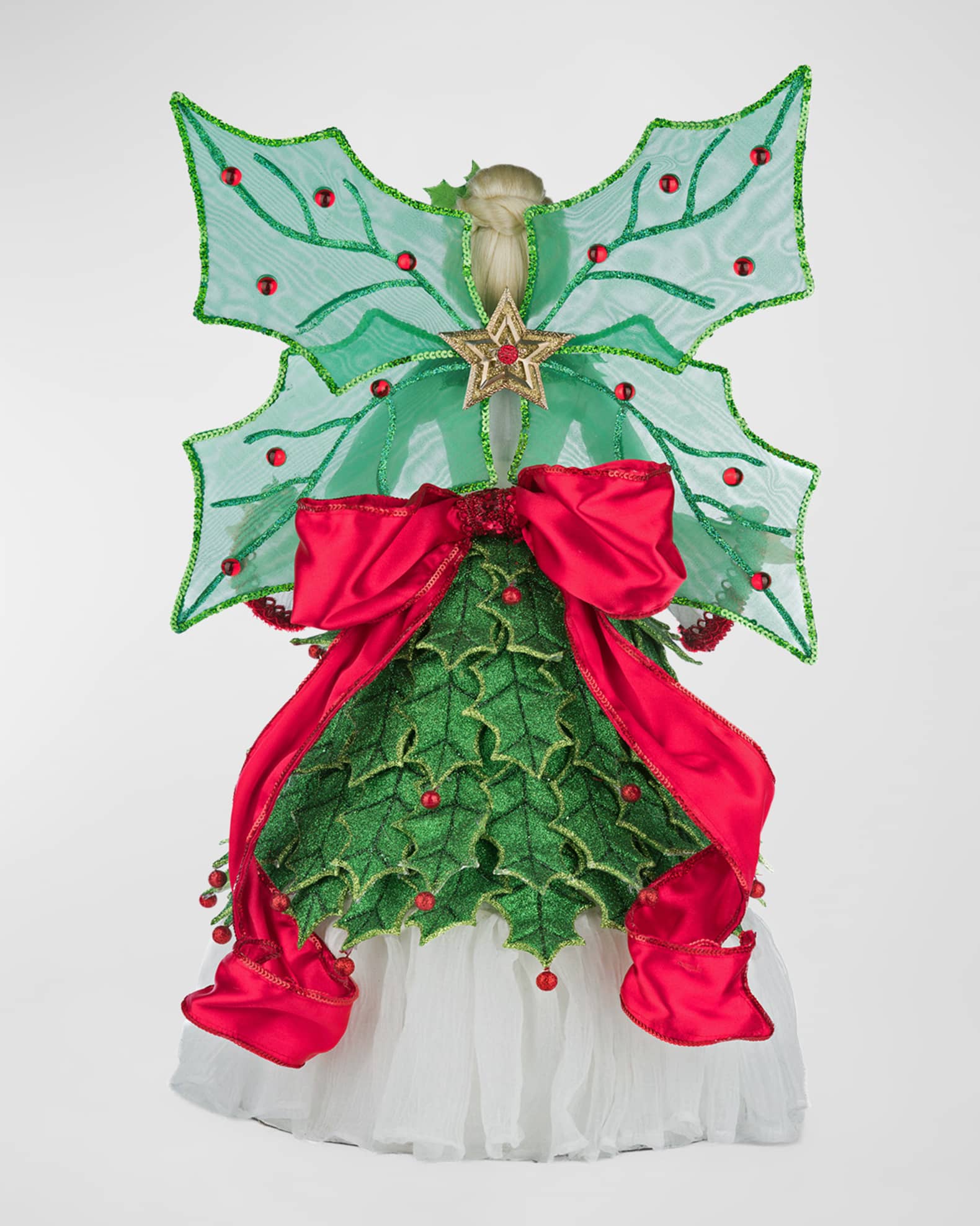 Katherine's Collection Holly Berry Fairy Tree Topper Neiman Marcus