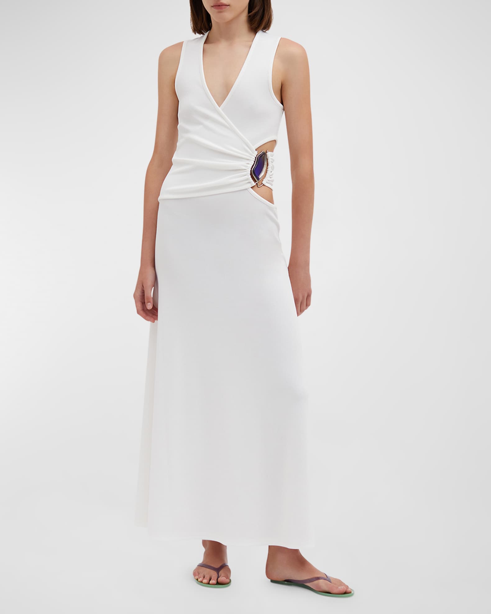 Overlapping dress online