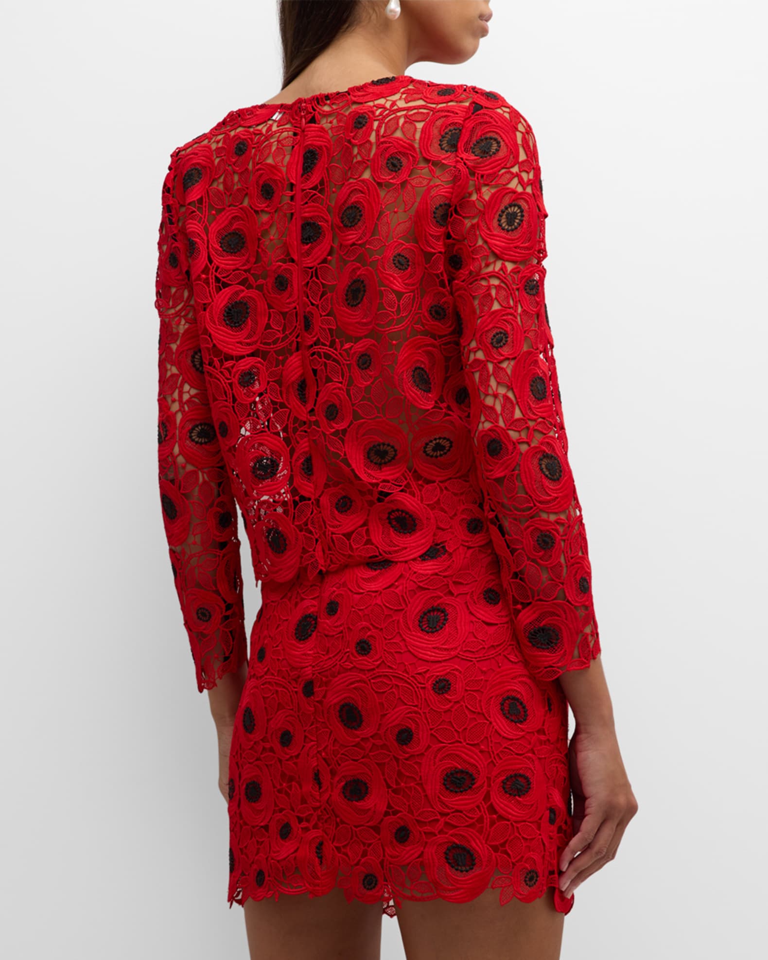 トップス Riu Embroidery lace tops Generation Love Kairi Lace Wrap-Style Top | Saks Fifth Avenue