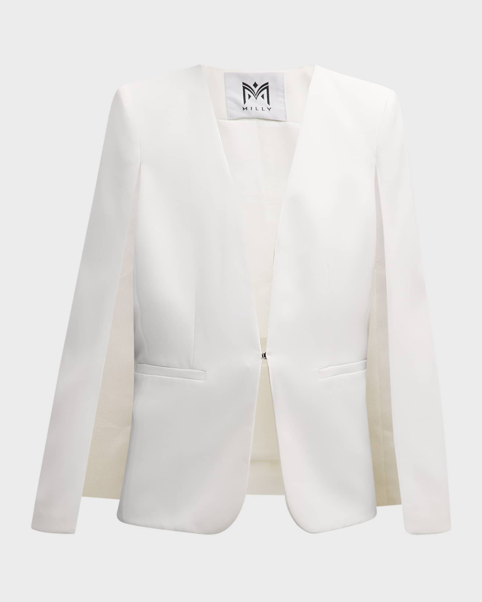 White blazer cape outlet