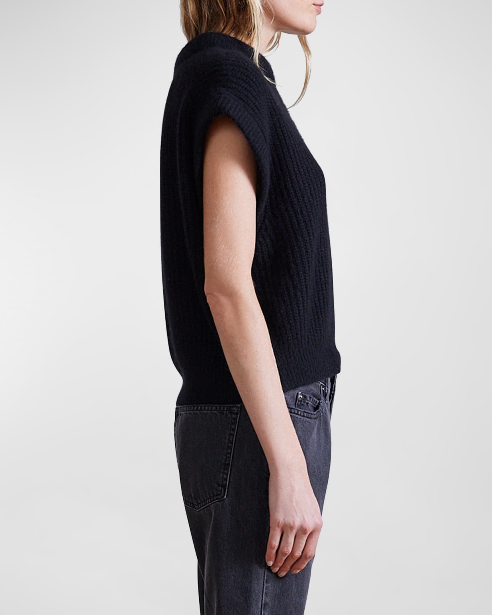Apiece Apart Fine Weight Cropped Vest main image 0