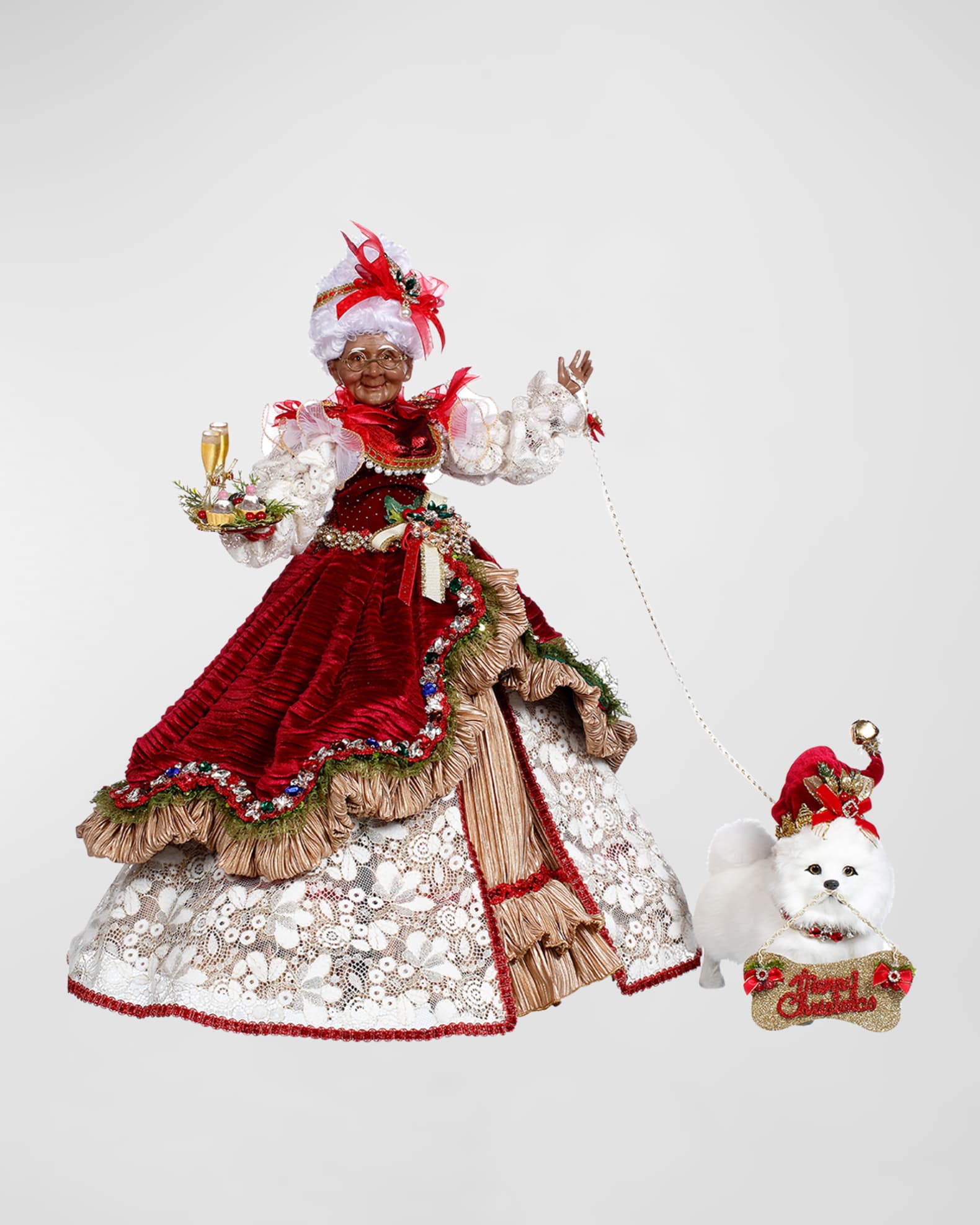 Mark Roberts Black Mrs. Claus Christmas Party, 23" | Neiman Marcus