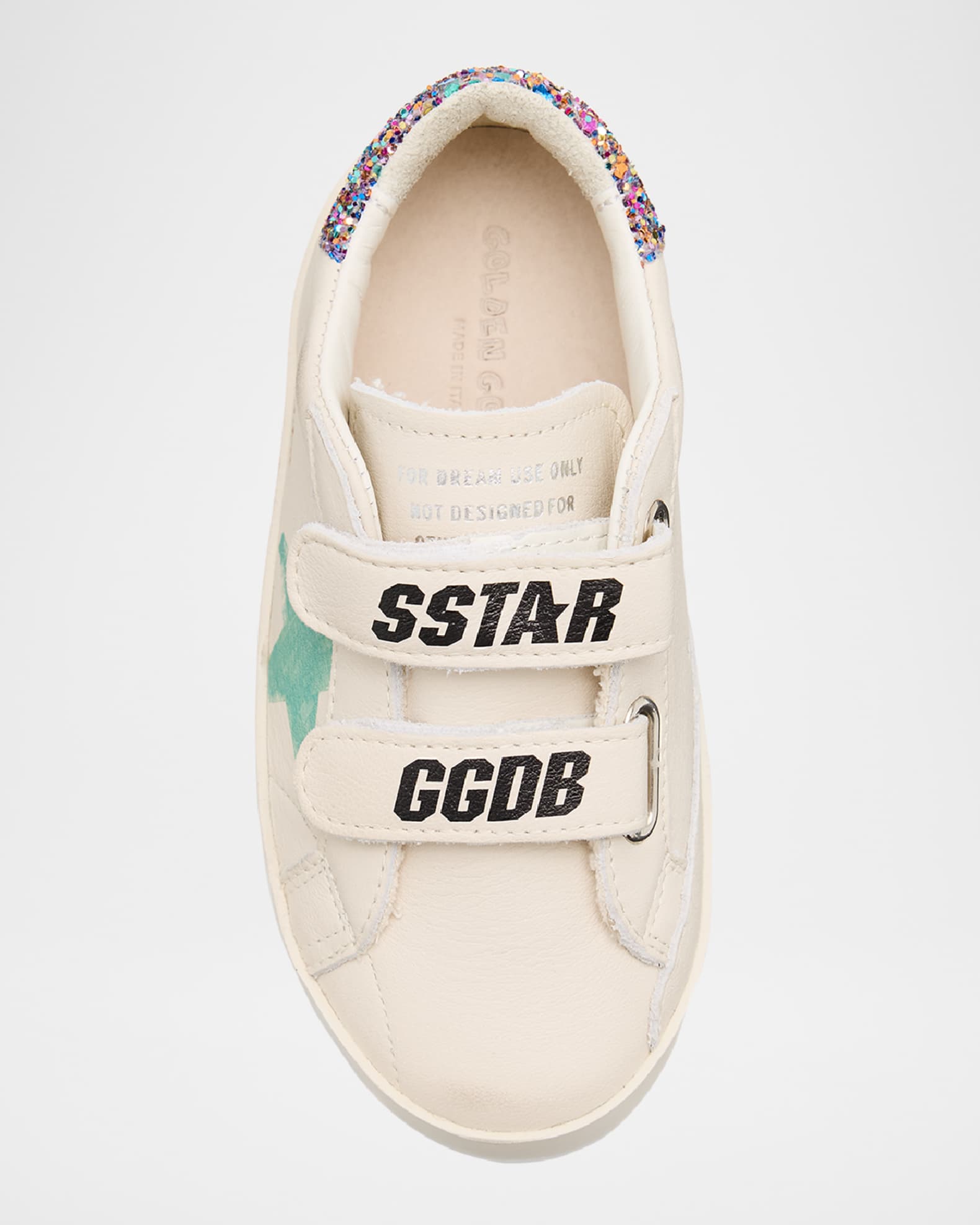 Girl's Old School Glitter DualGrip Sneakers Neiman Marcus